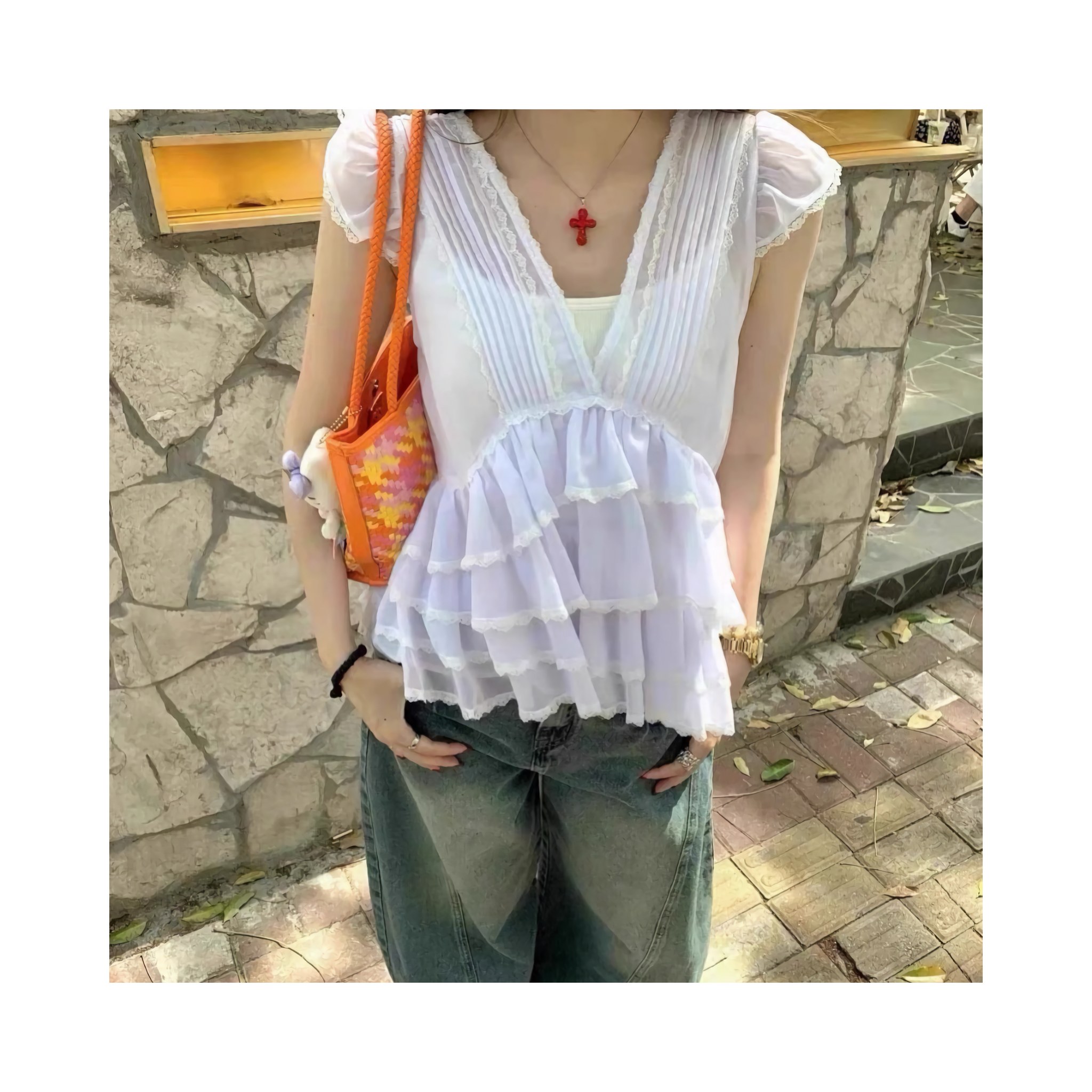 Tiered Ruffle blouse