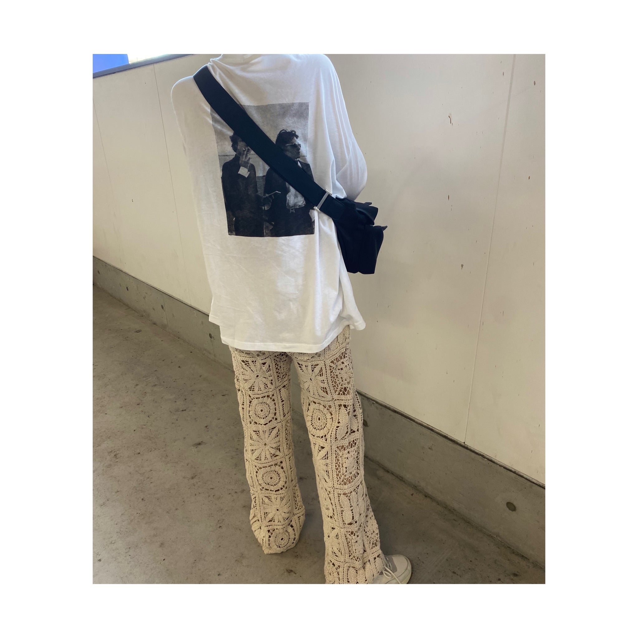 vintage flowernetpants