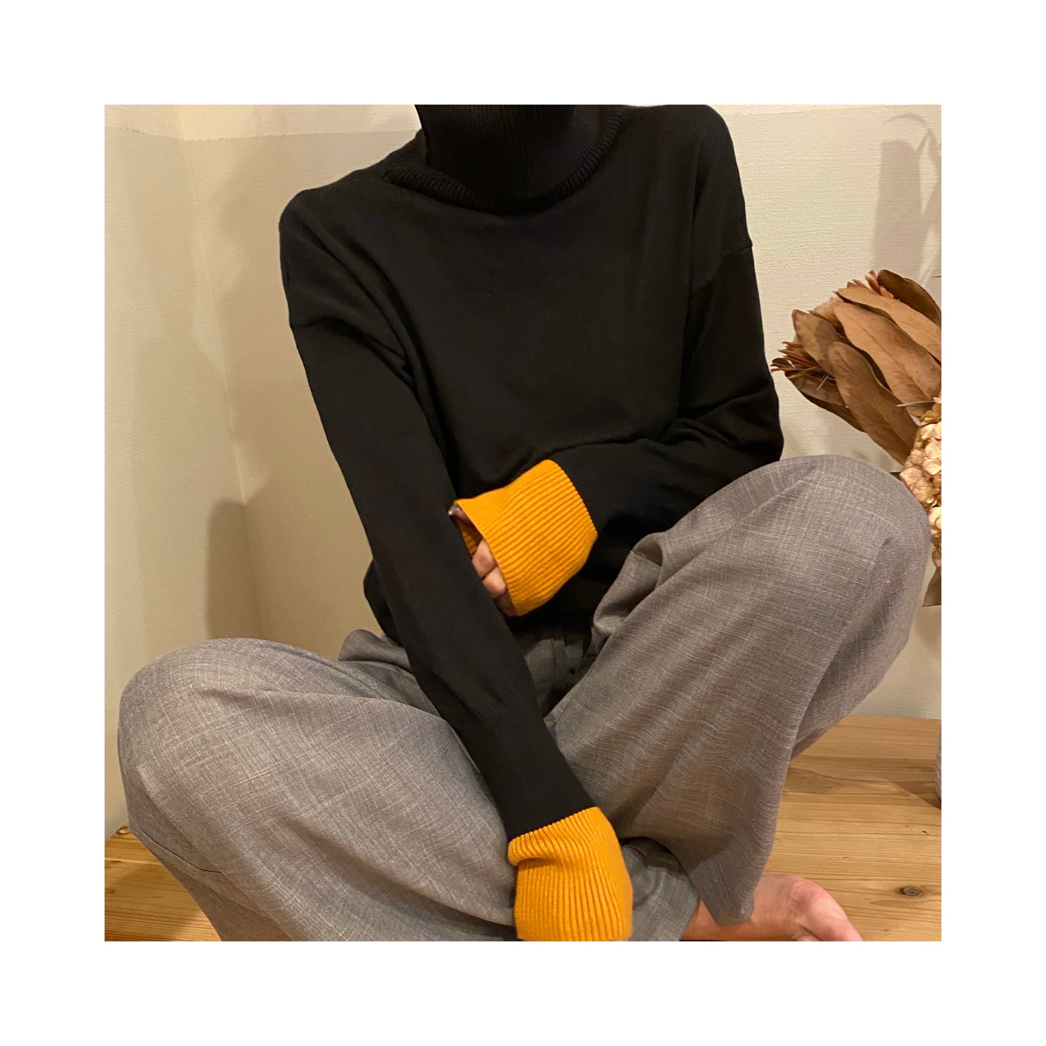 turtle pointcolorknit