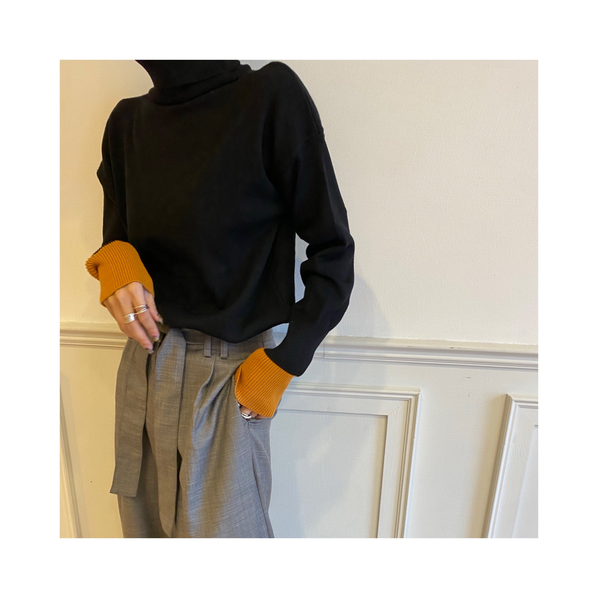 turtle pointcolorknit