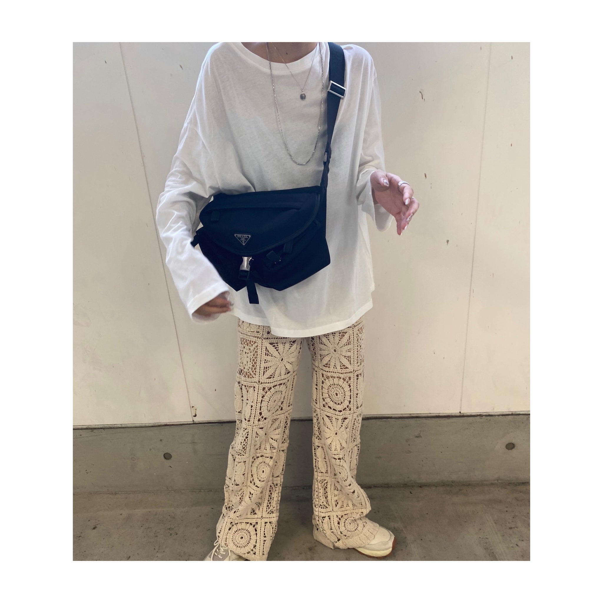 vintage flowernetpants