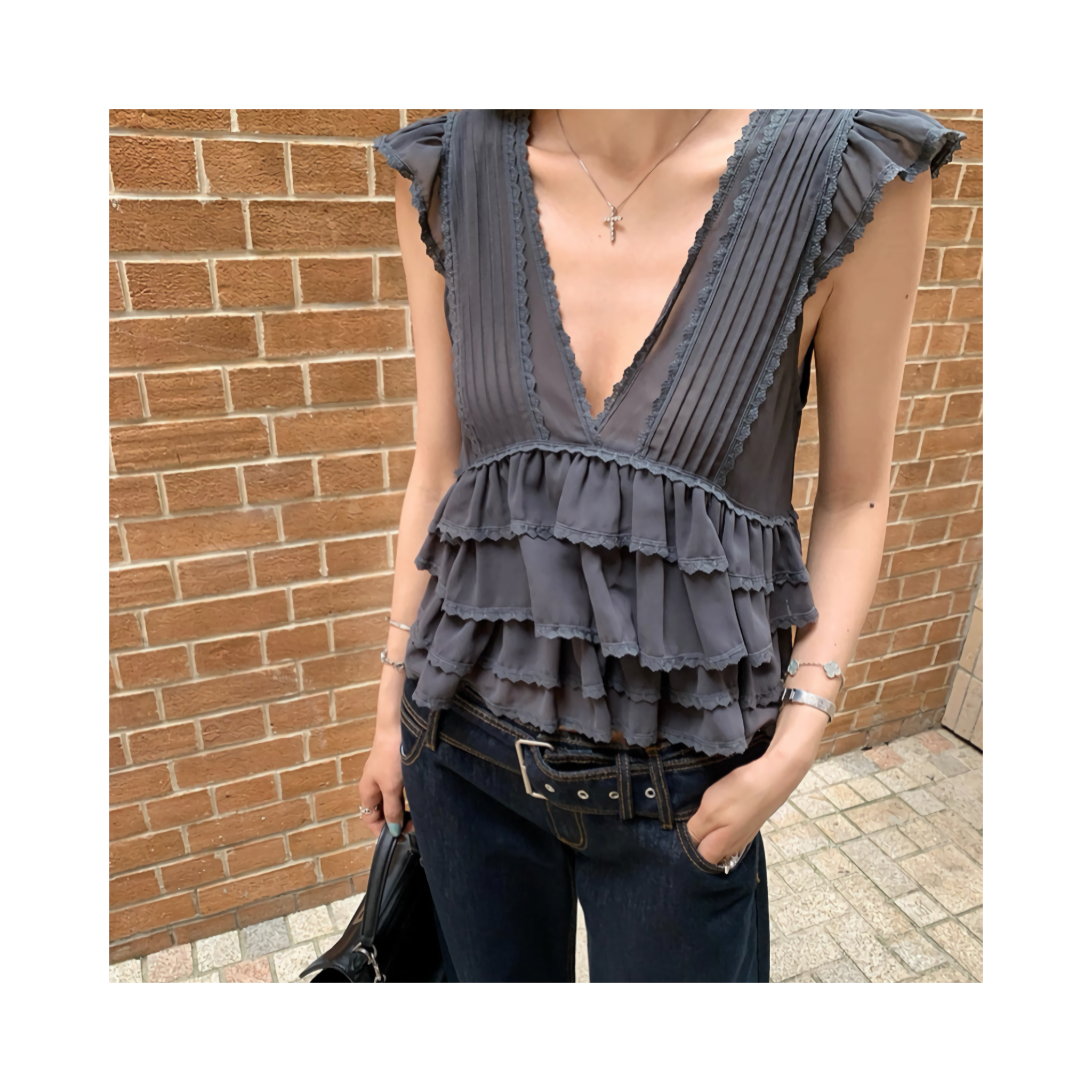 Tiered Ruffle blouse