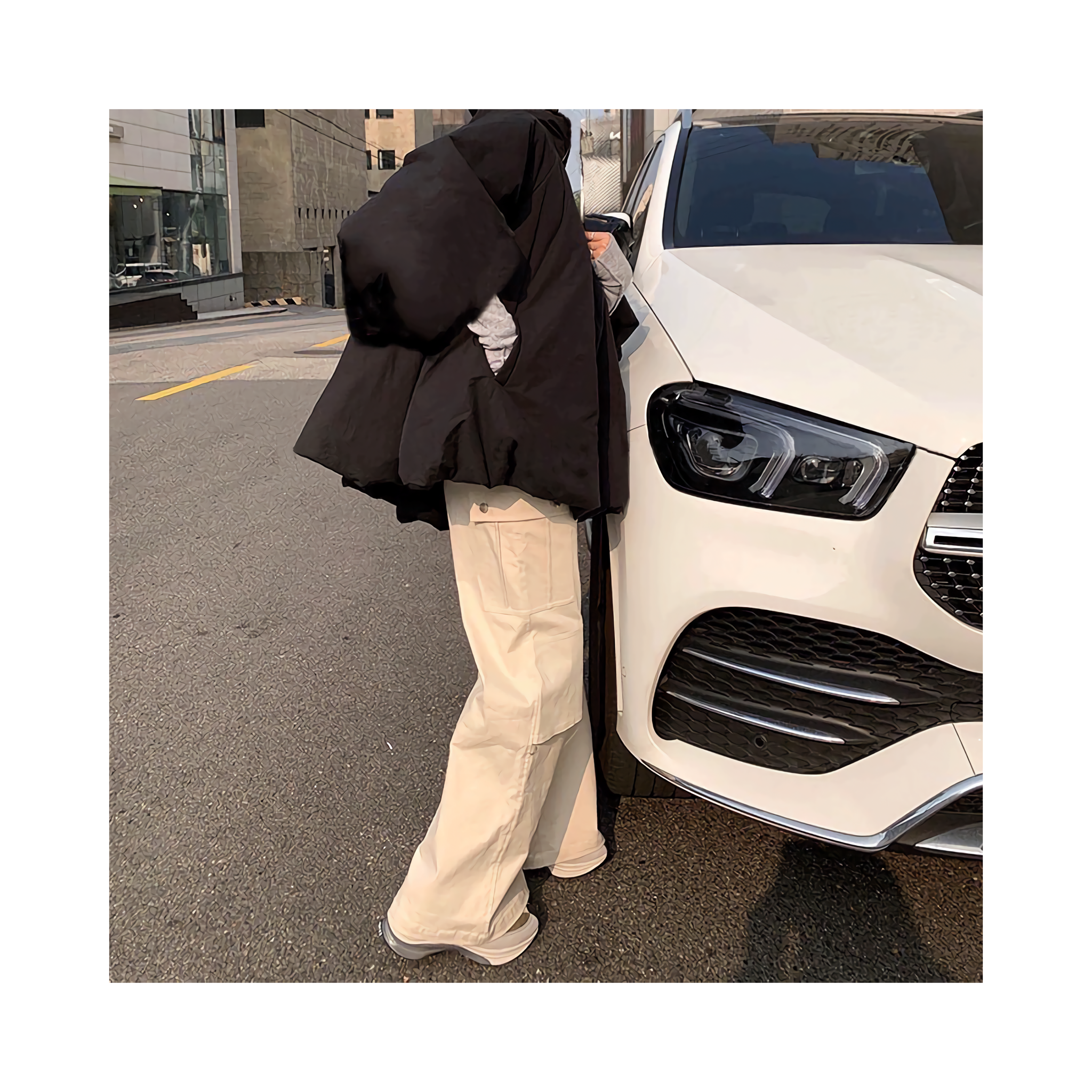 flare ball downjacket