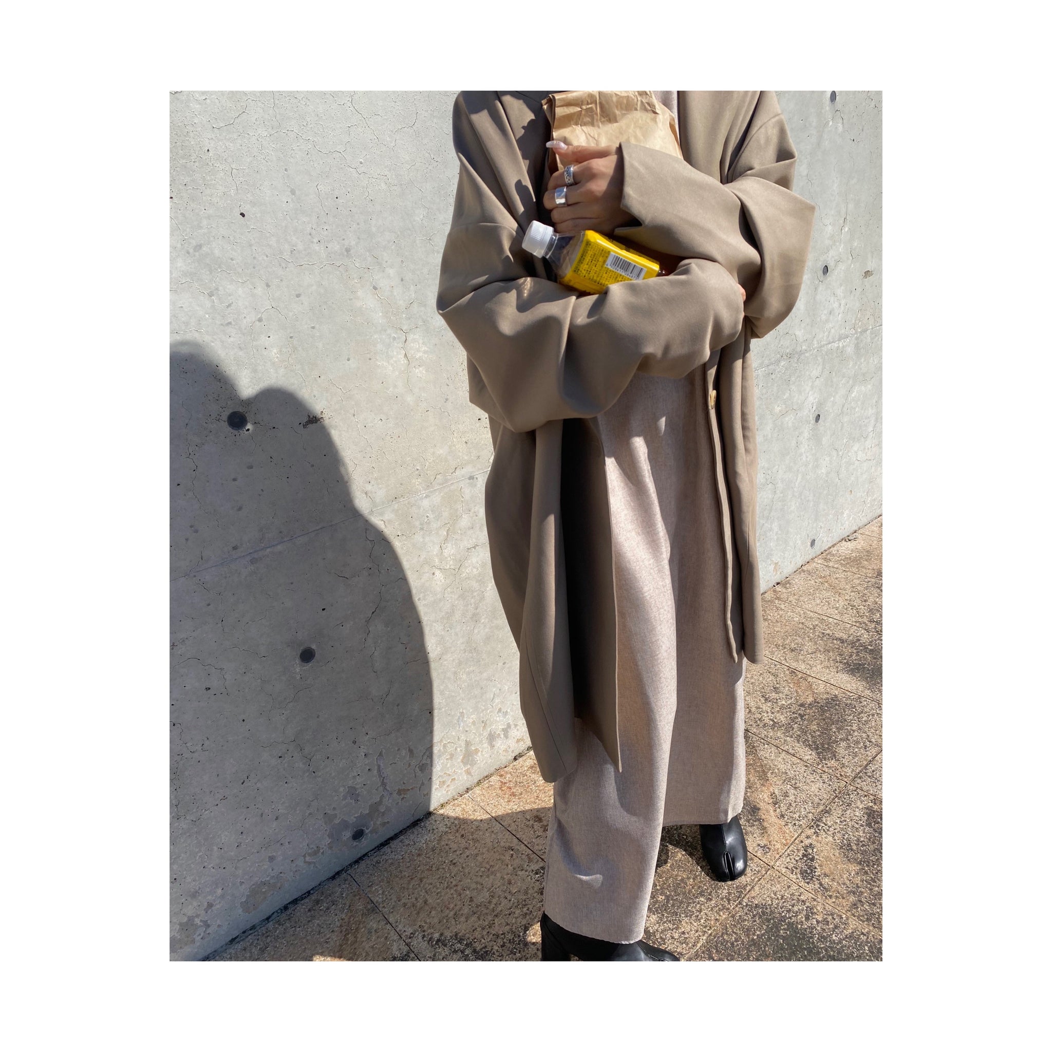 linen long ONE PIECE