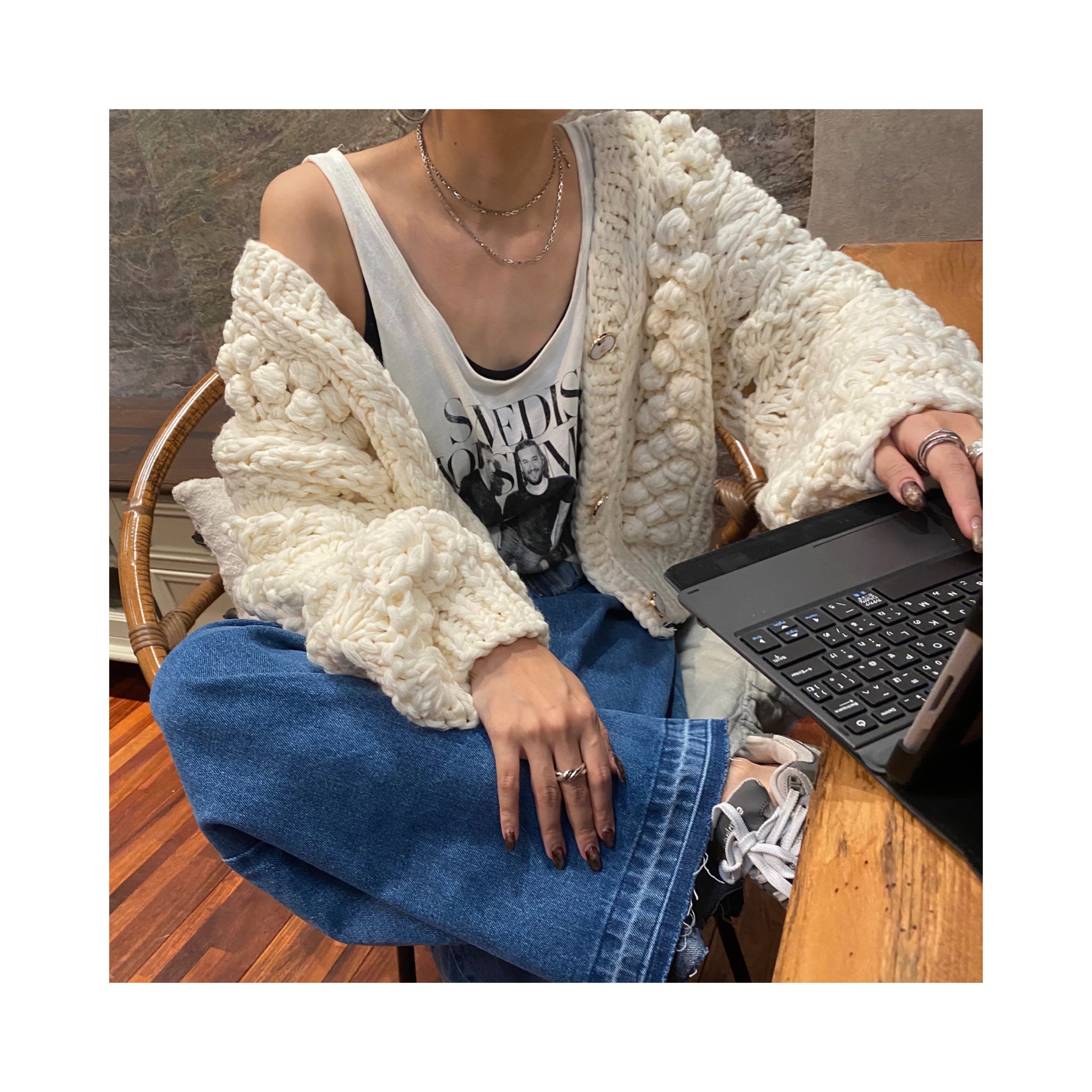 handmade cabcardigan