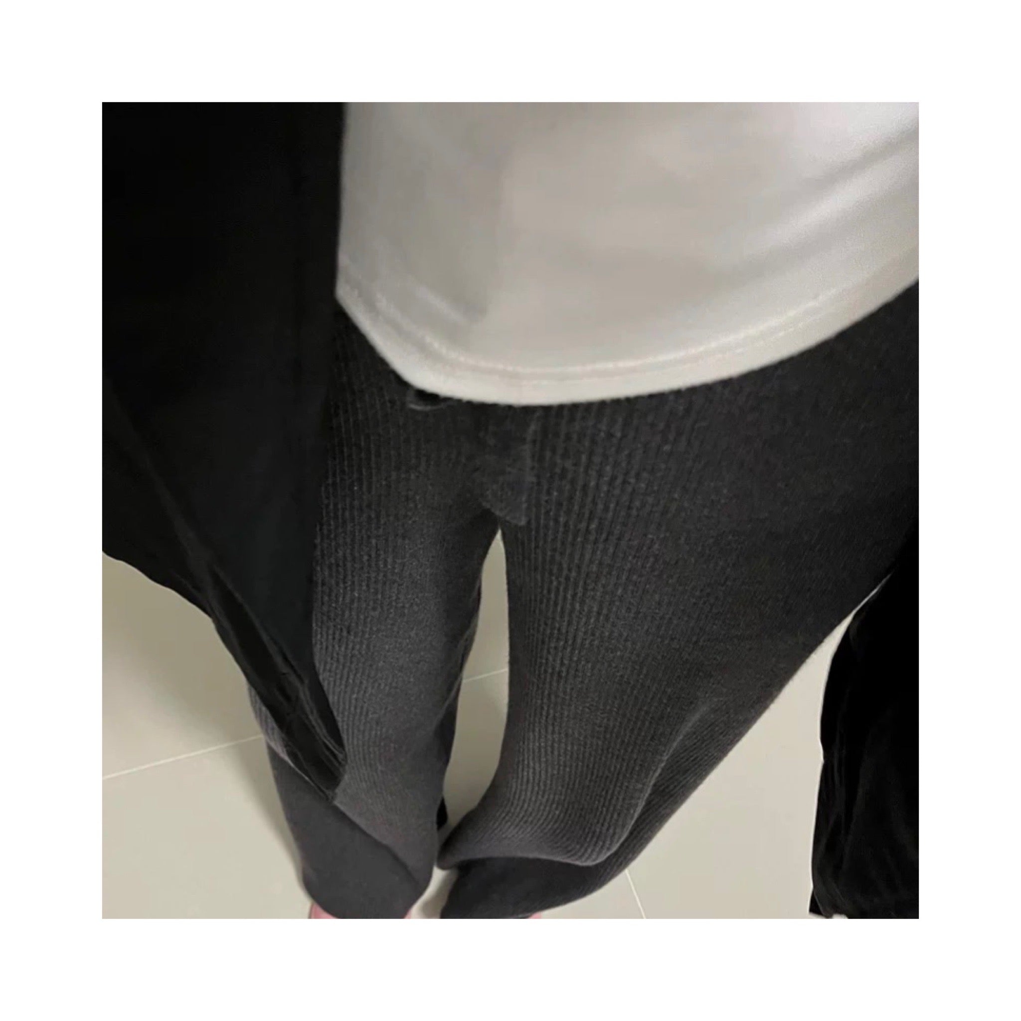 rib knit pants