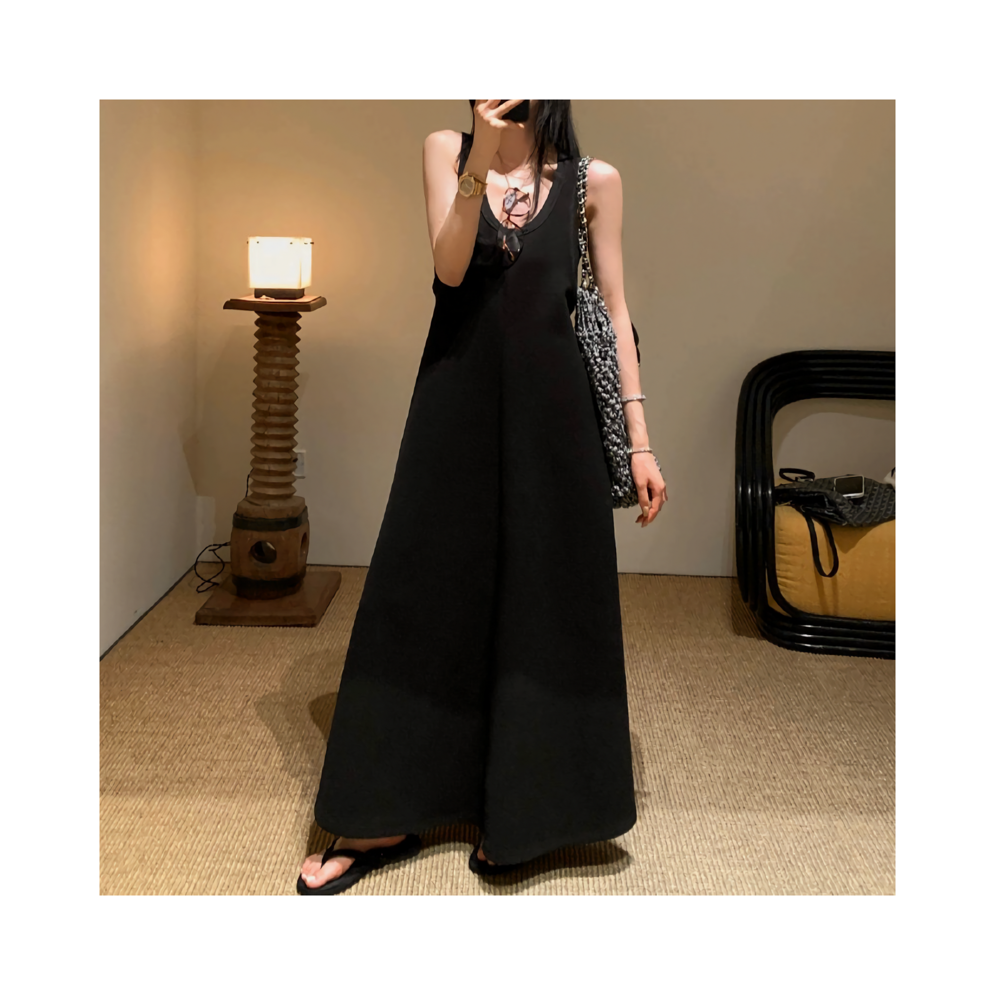 cotton long onepiece