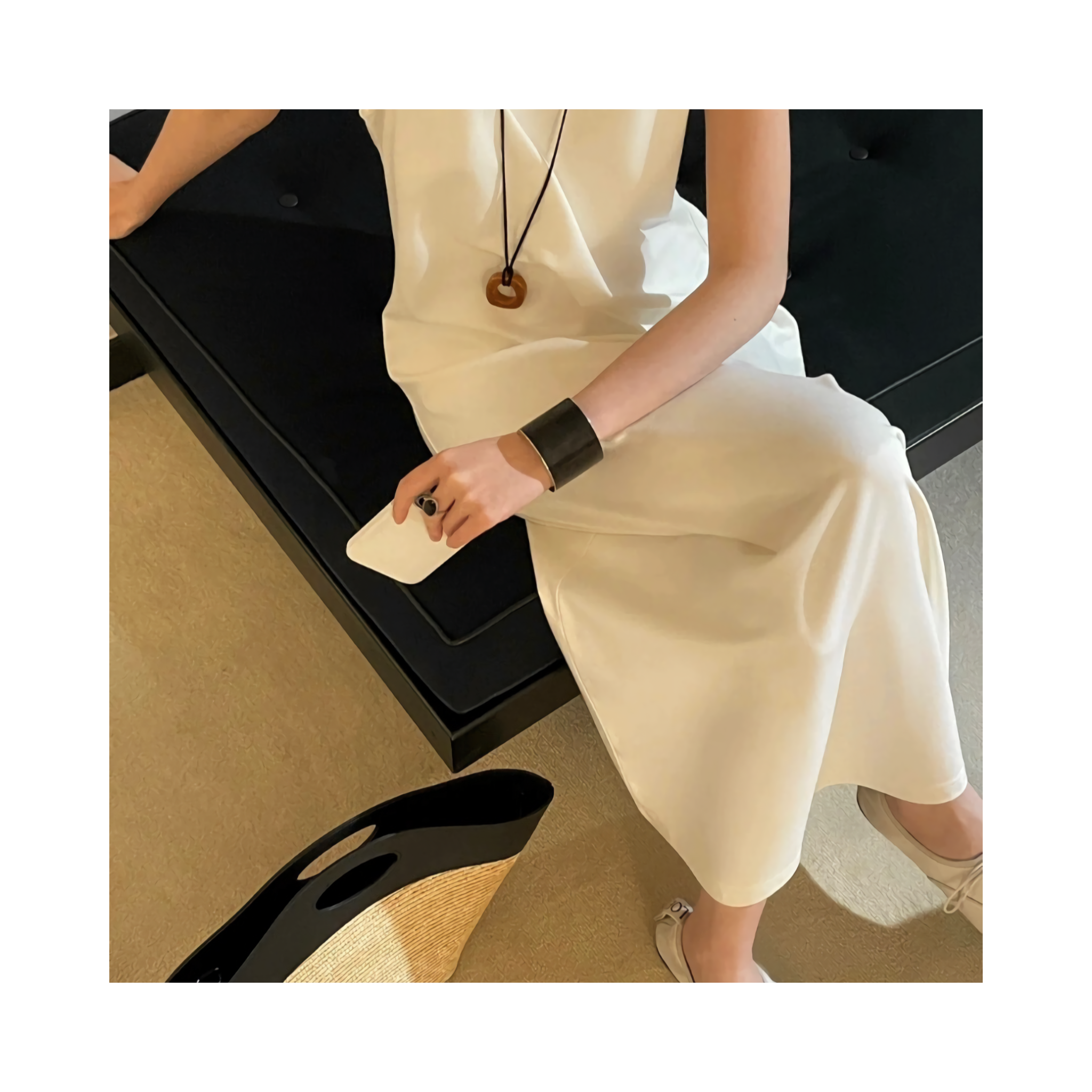 cotton long onepiece