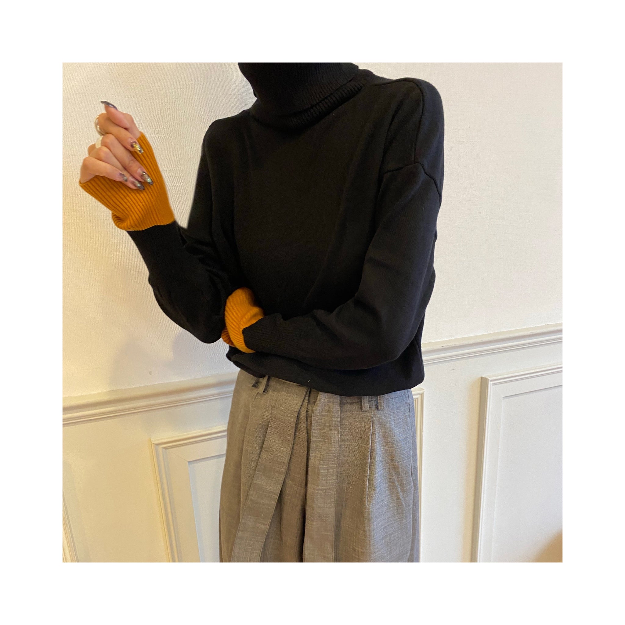 turtle pointcolorknit