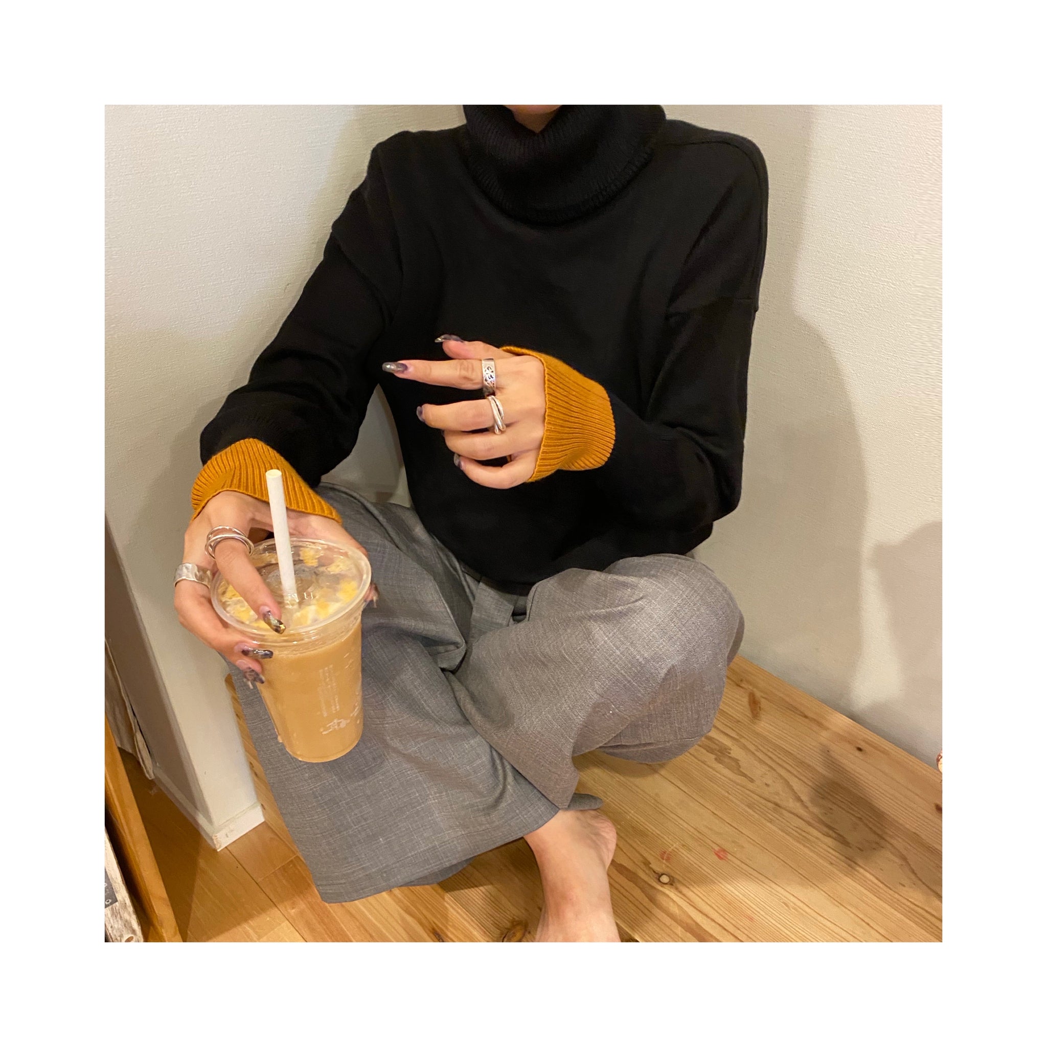 turtle pointcolorknit