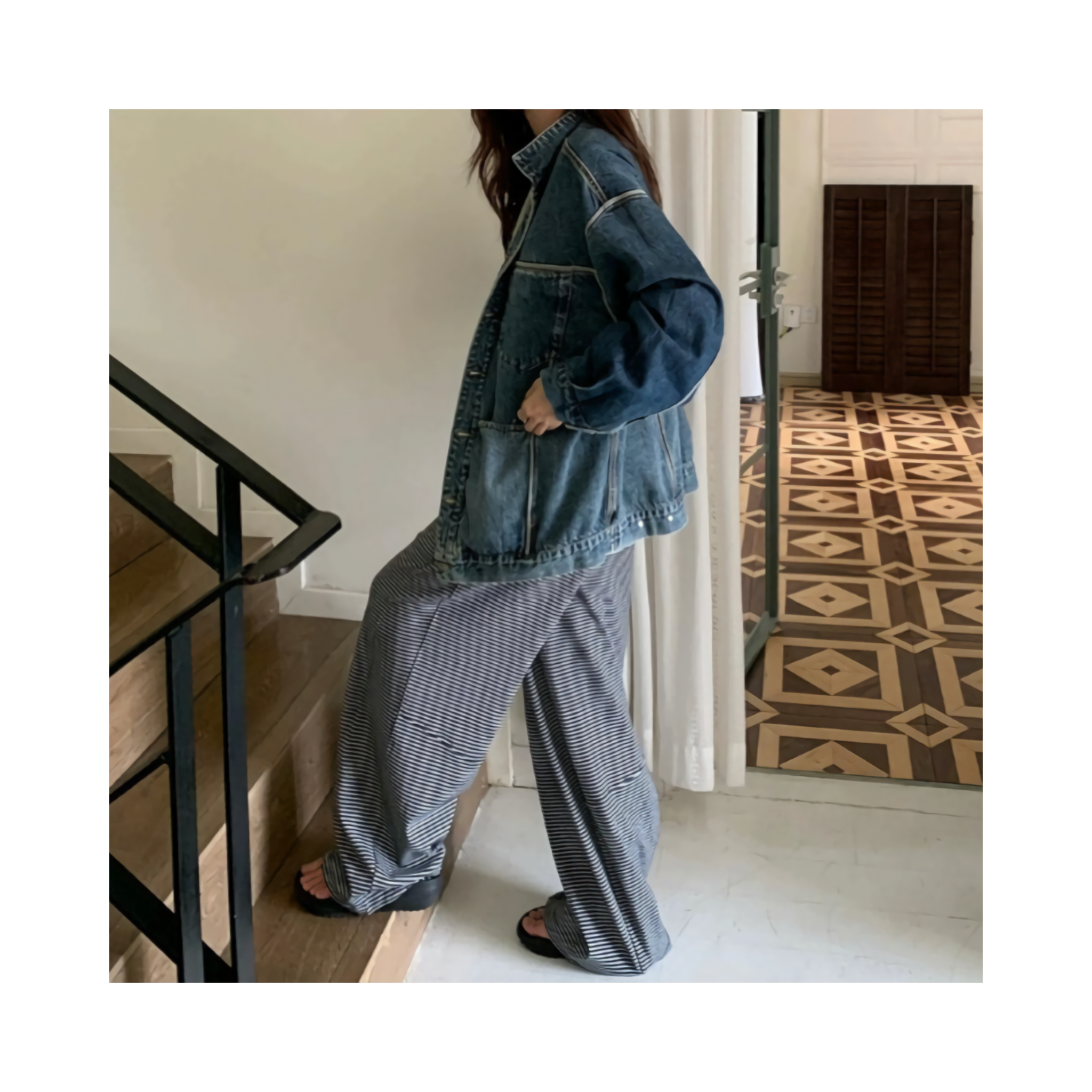 reversible denimjacket