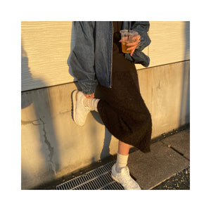 glitter knitskirt