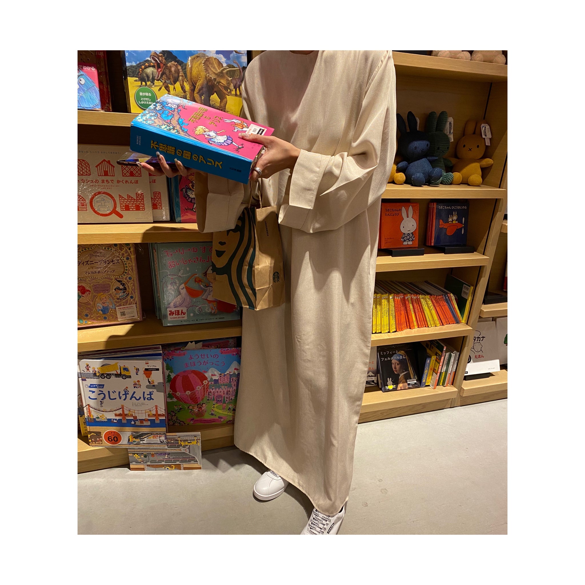 linen long ONE PIECE