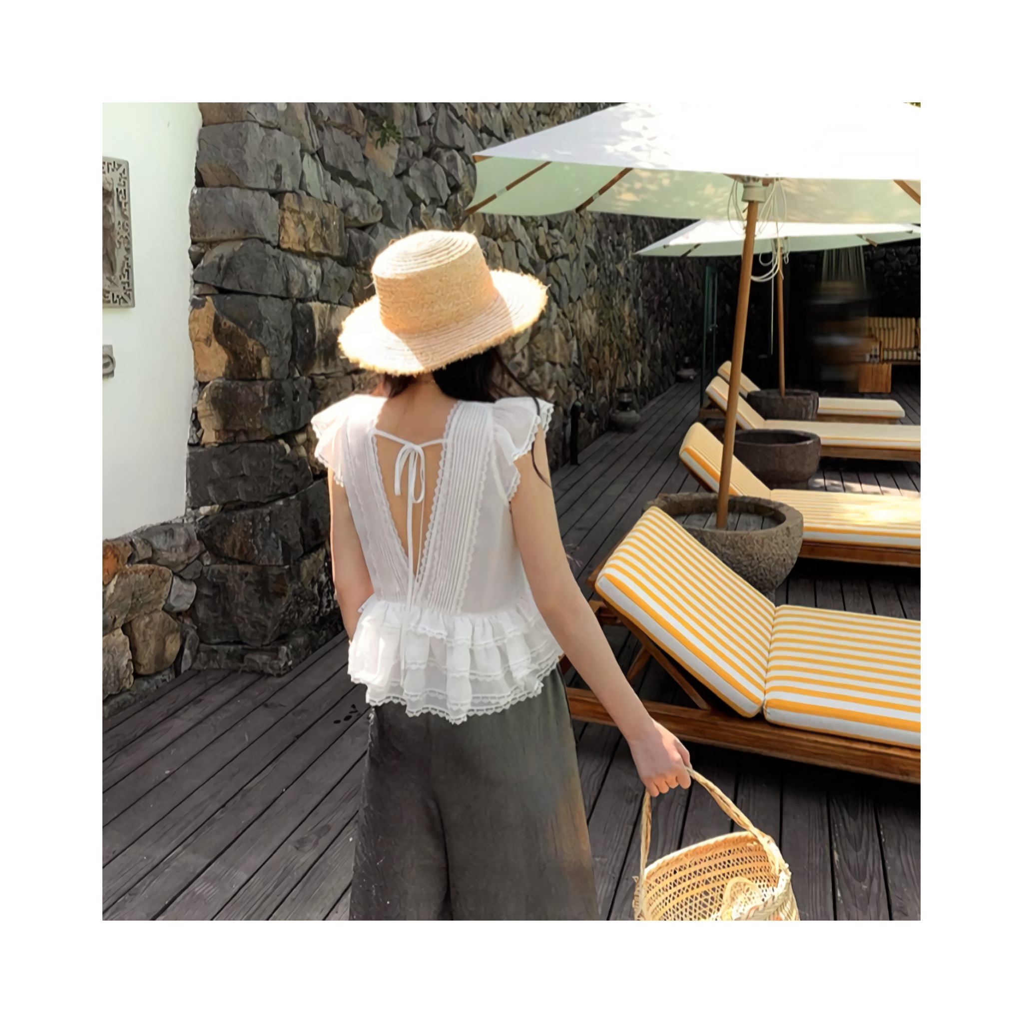 Tiered Ruffle blouse