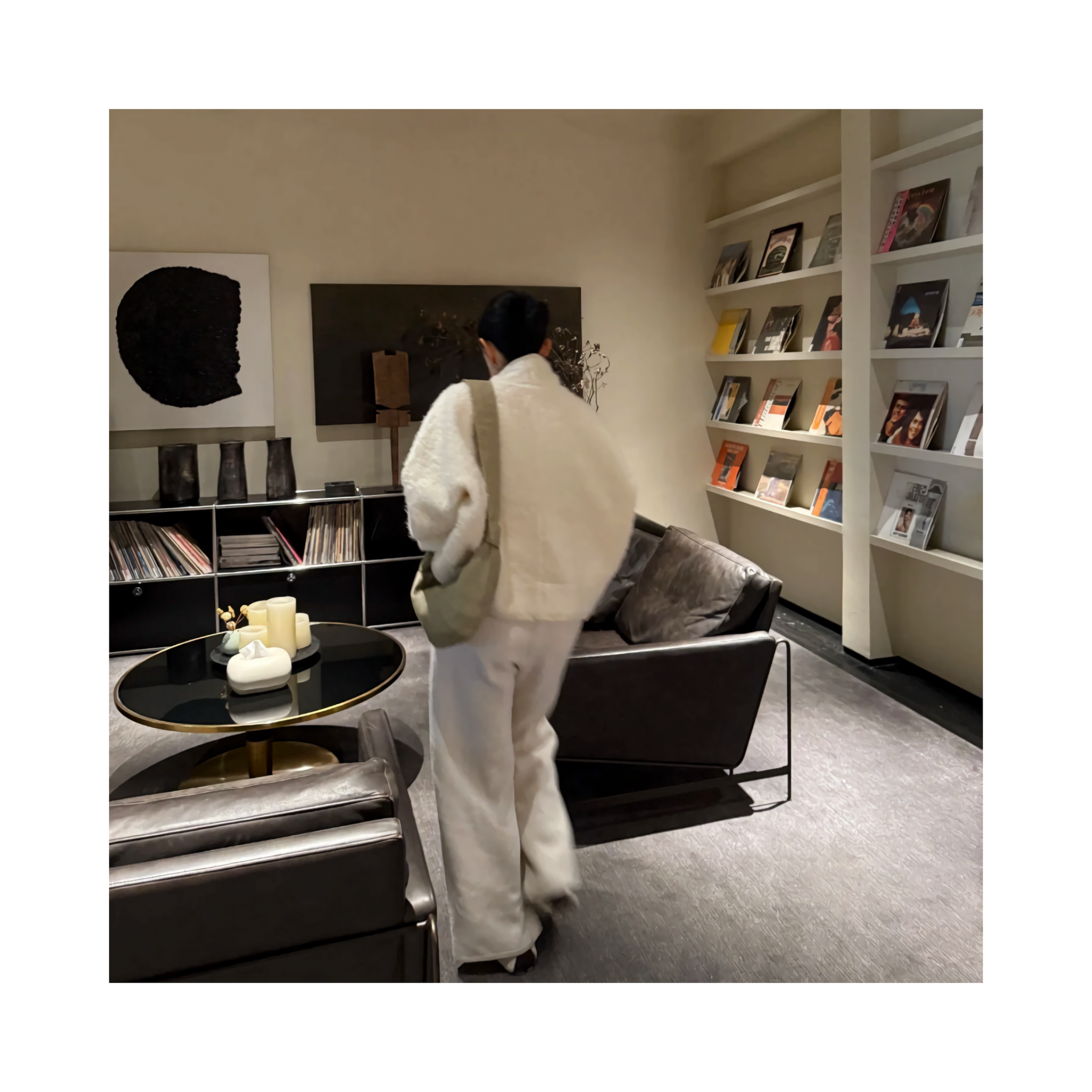 wool short outcardigan