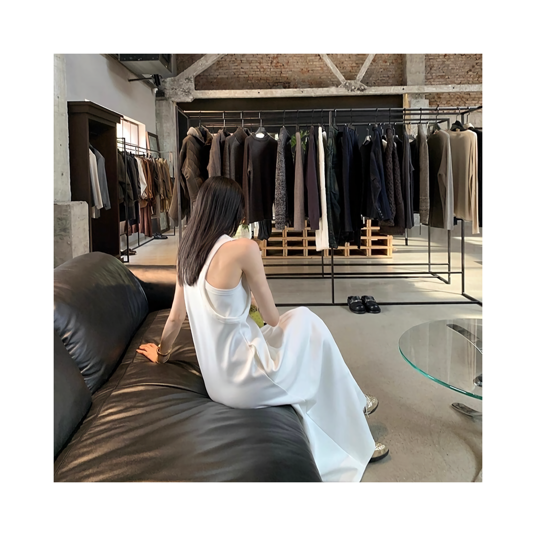 cotton long onepiece