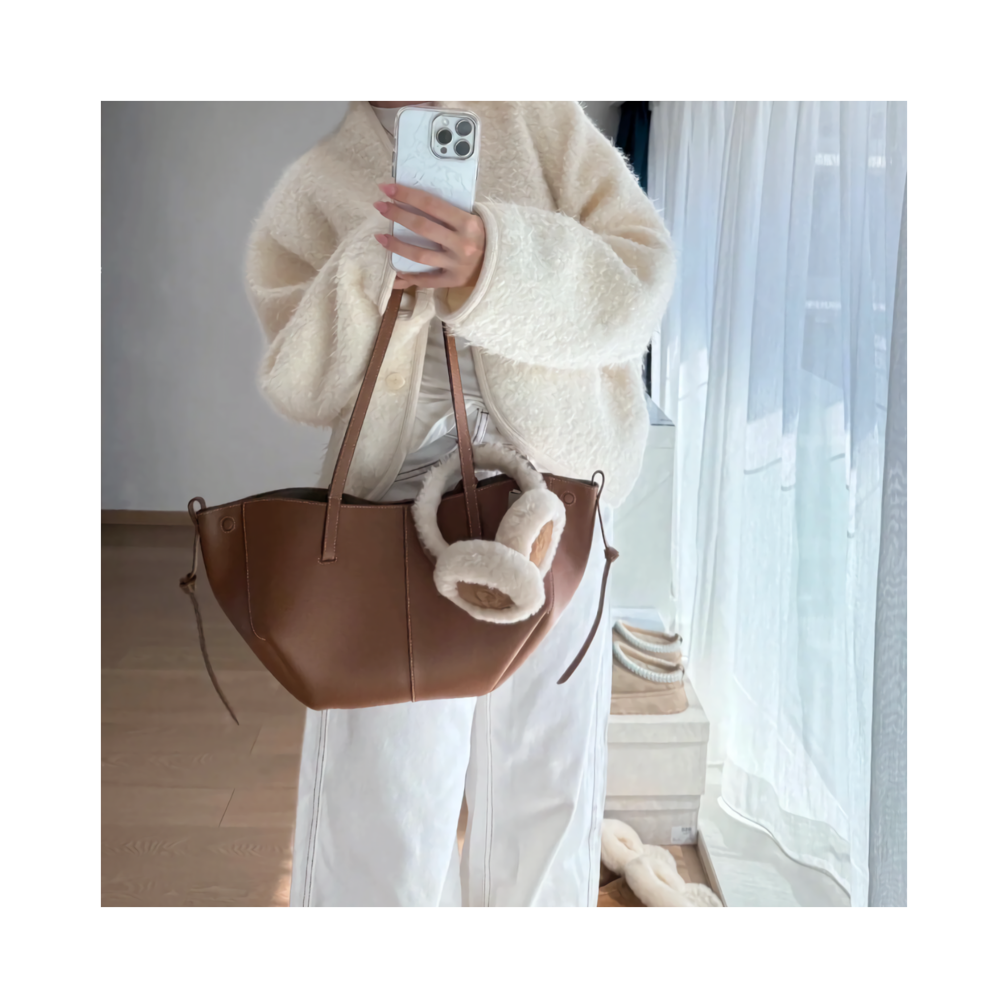 wool short outcardigan