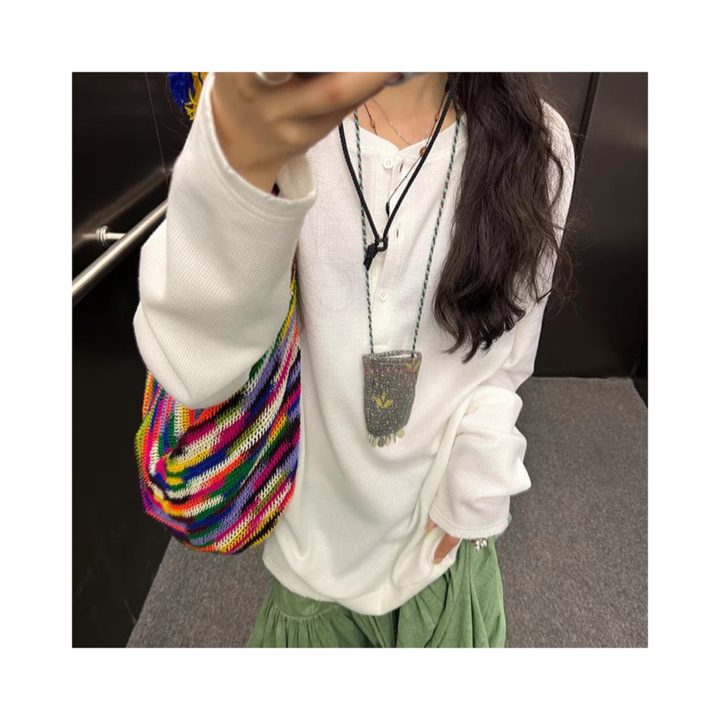 waffle button tops