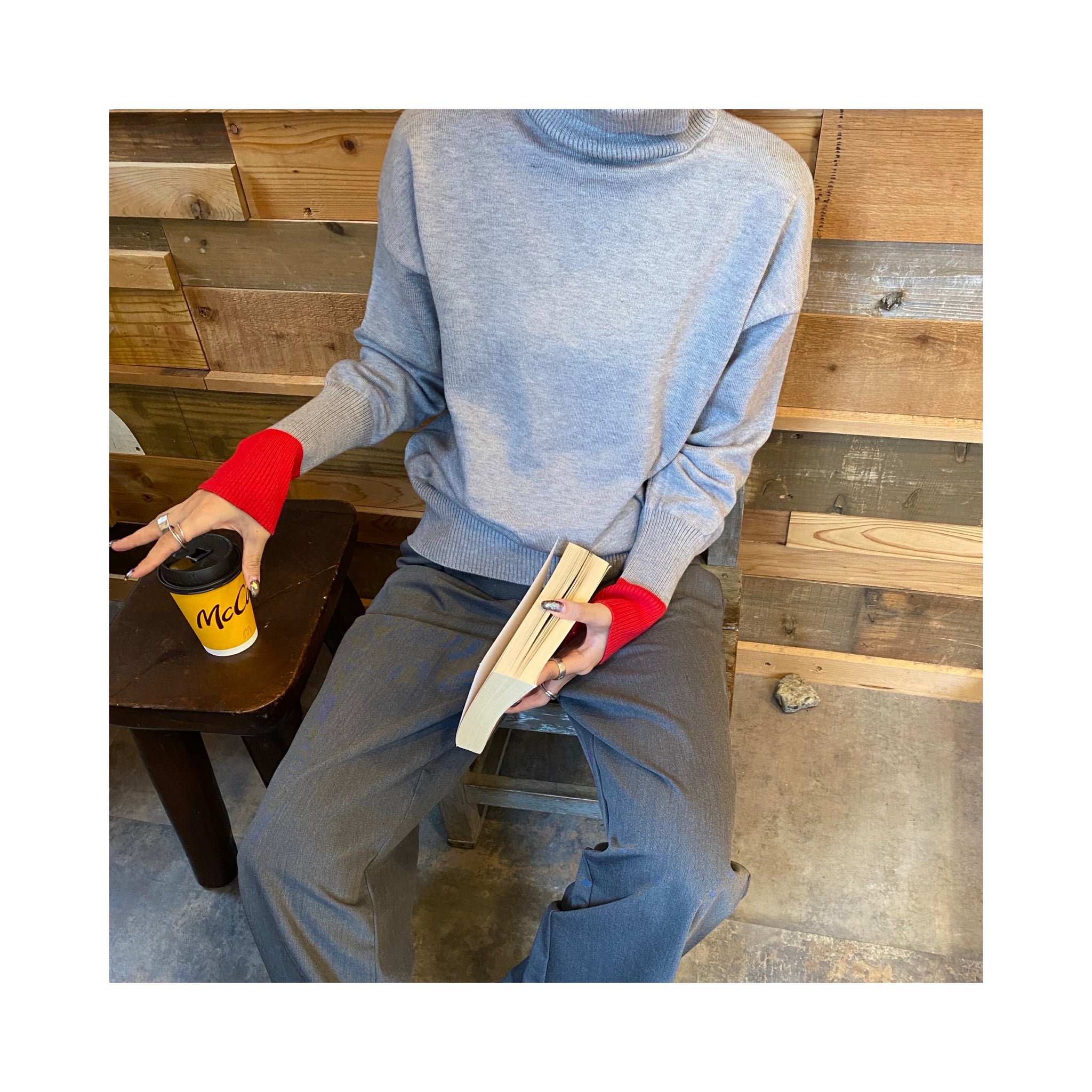 turtle pointcolorknit