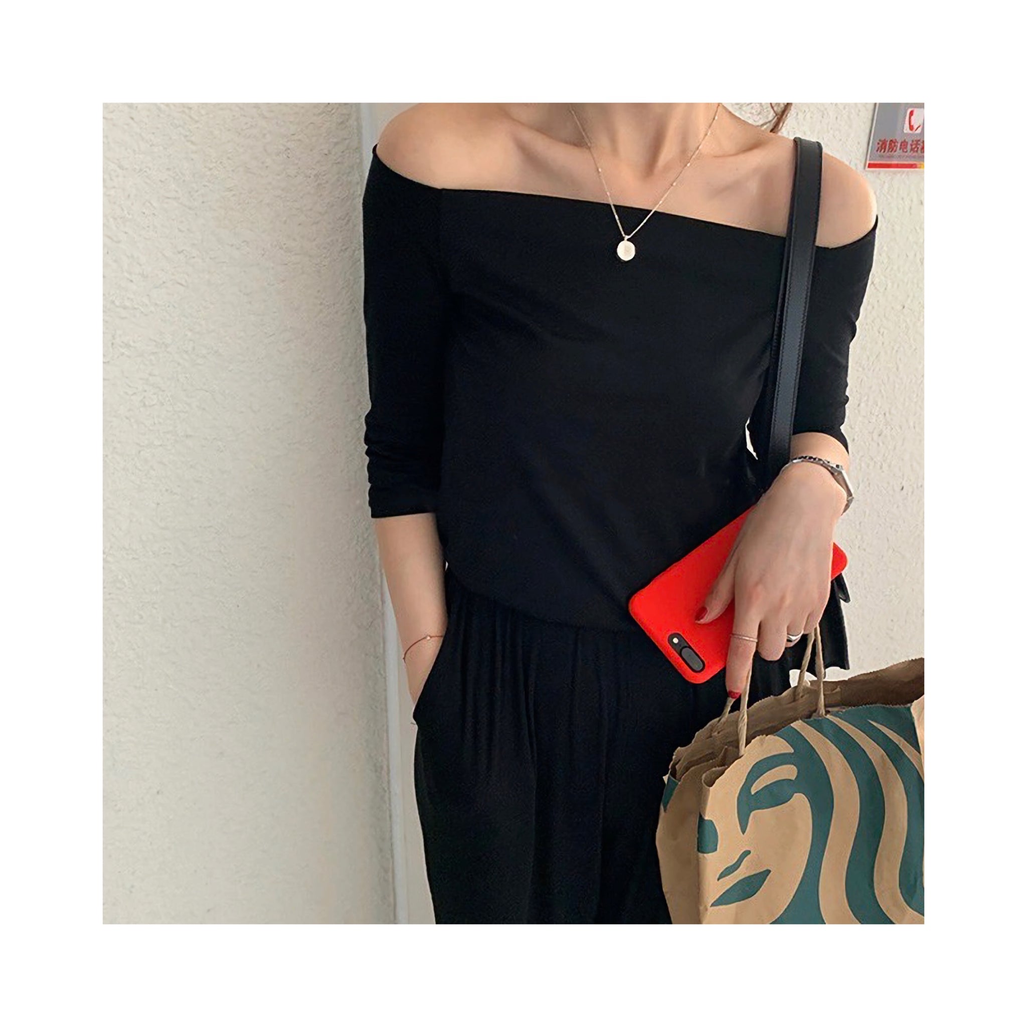 .cut offshoulder tops