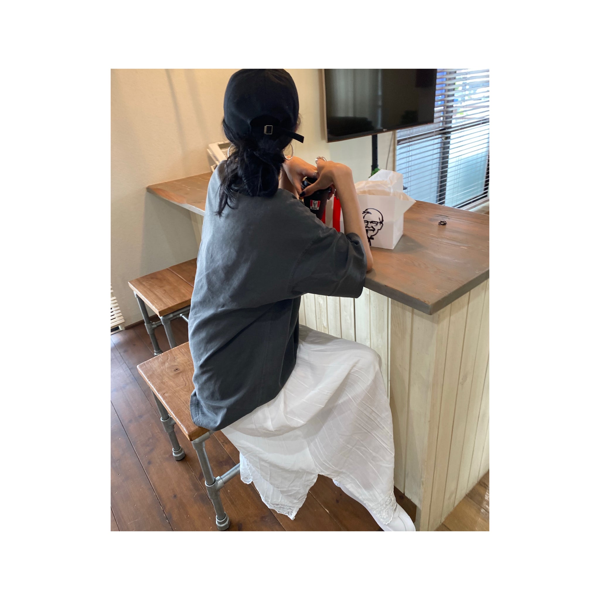 .lace long ONE PIECE