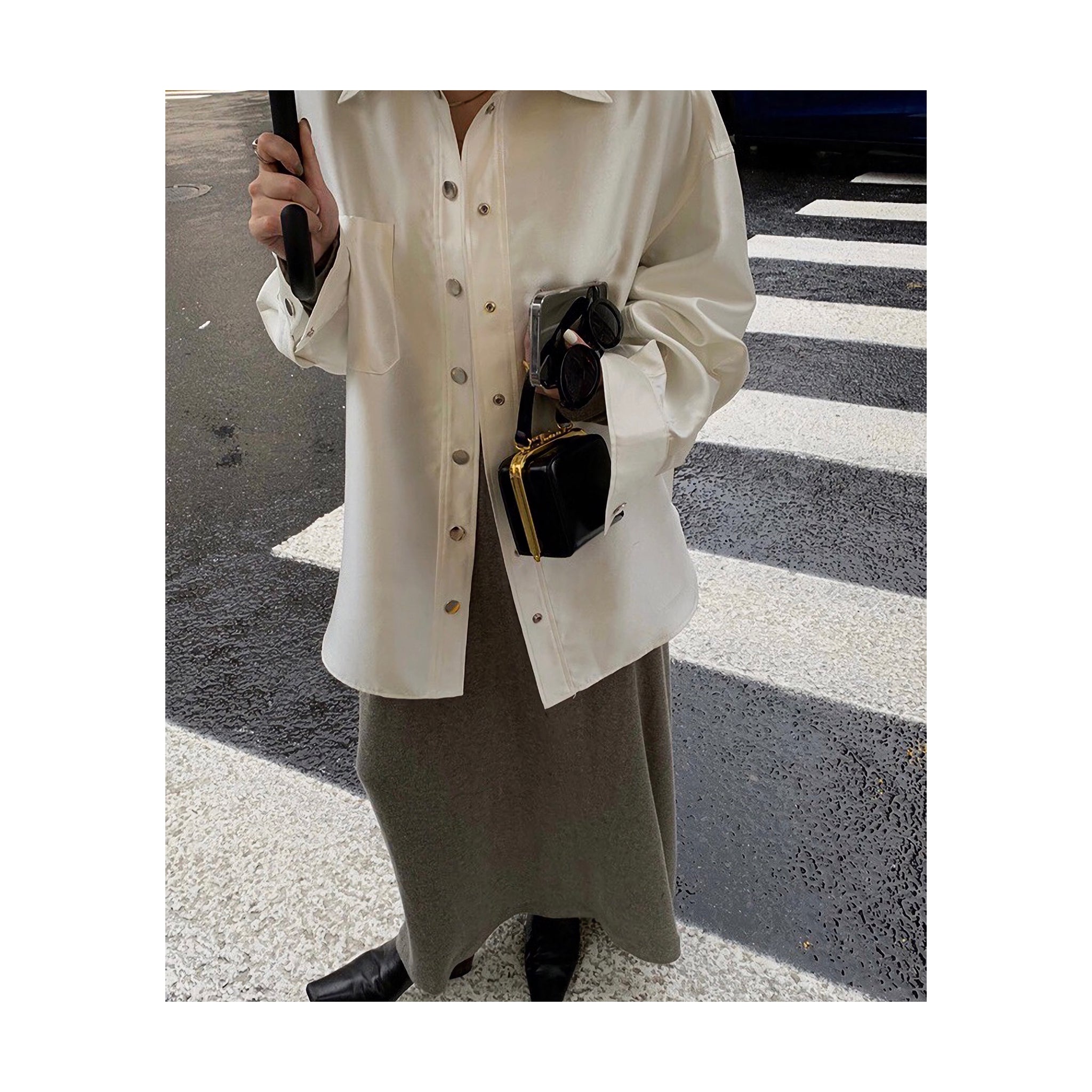 Vneck loose ONE PIECE