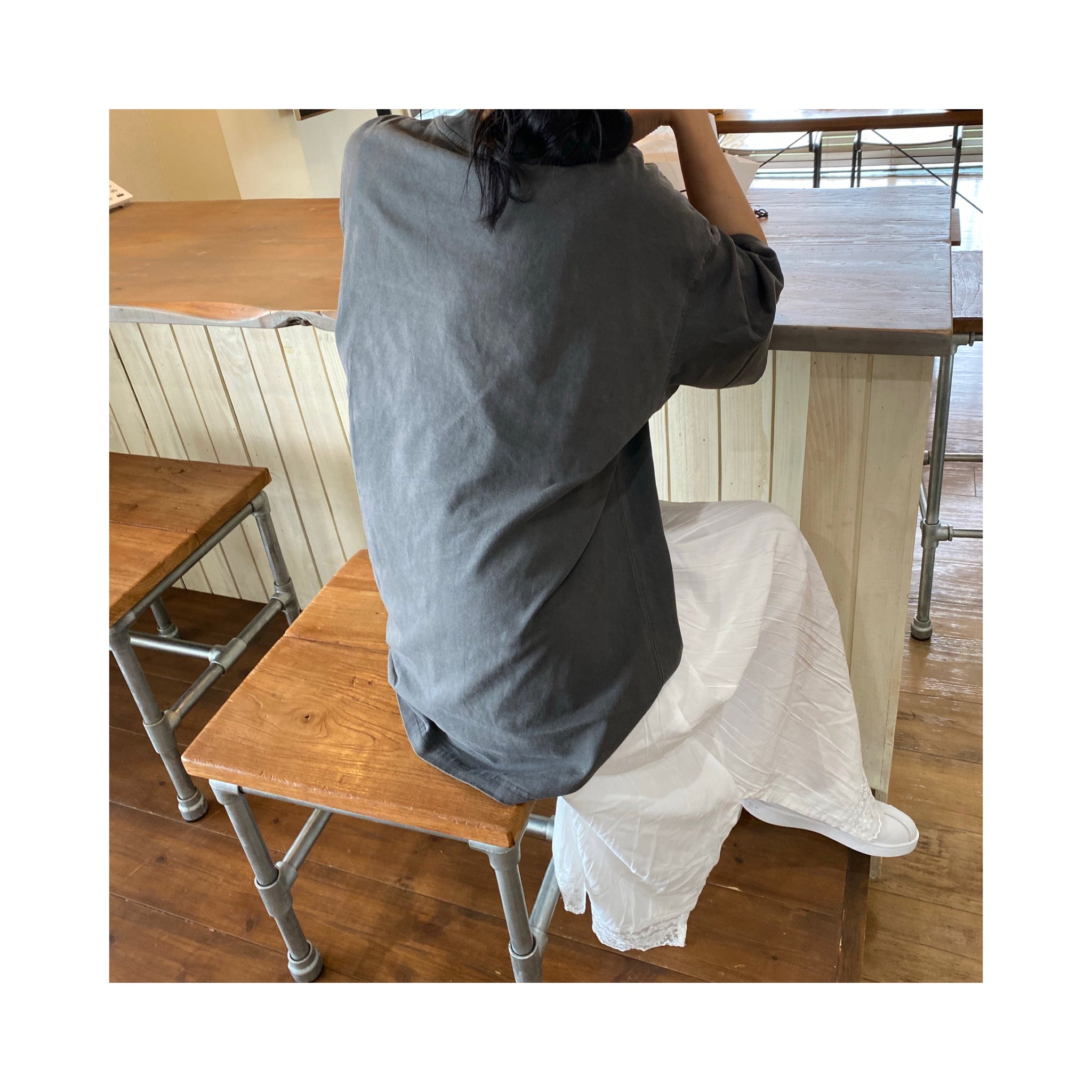 .lace long ONE PIECE