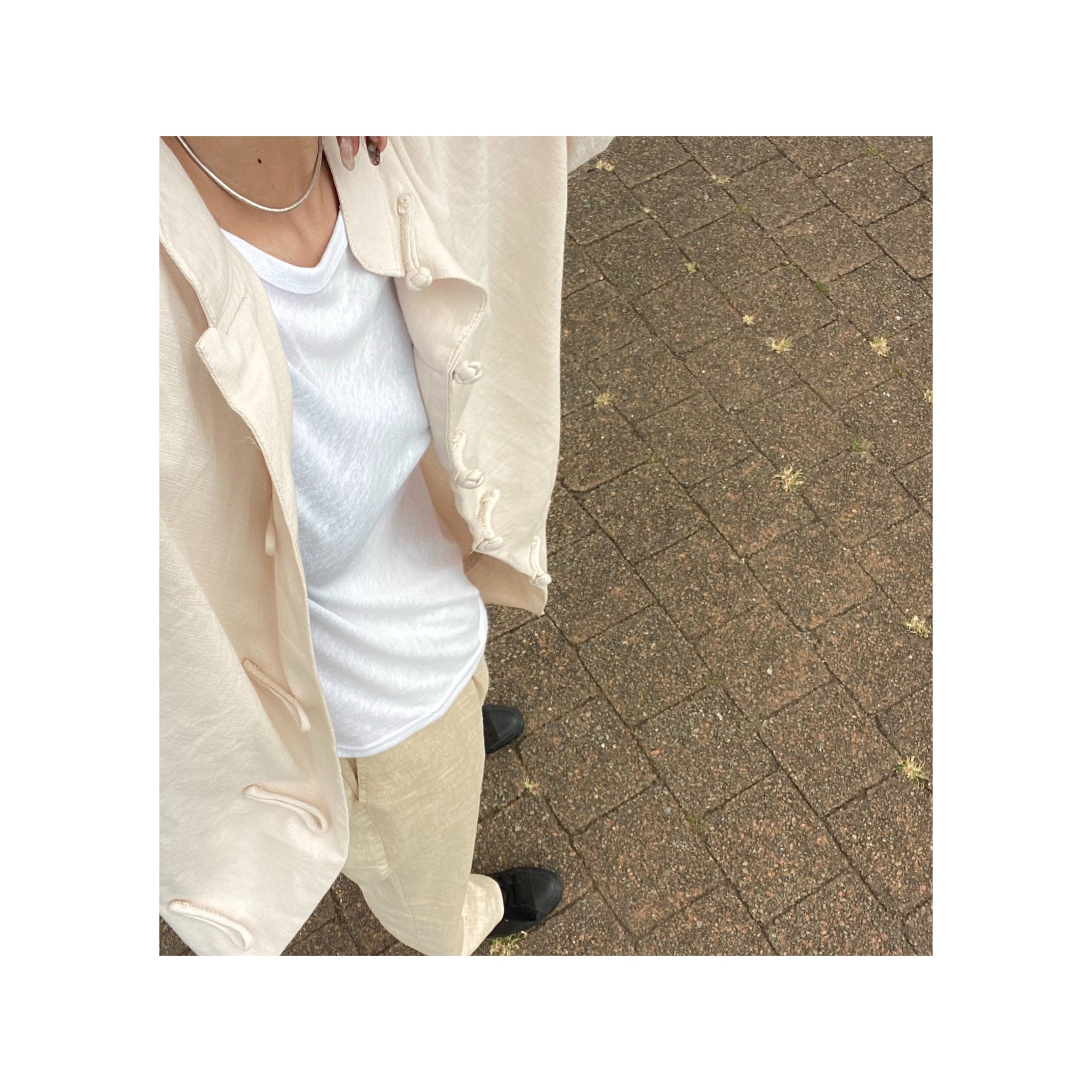 .linen china shirtout