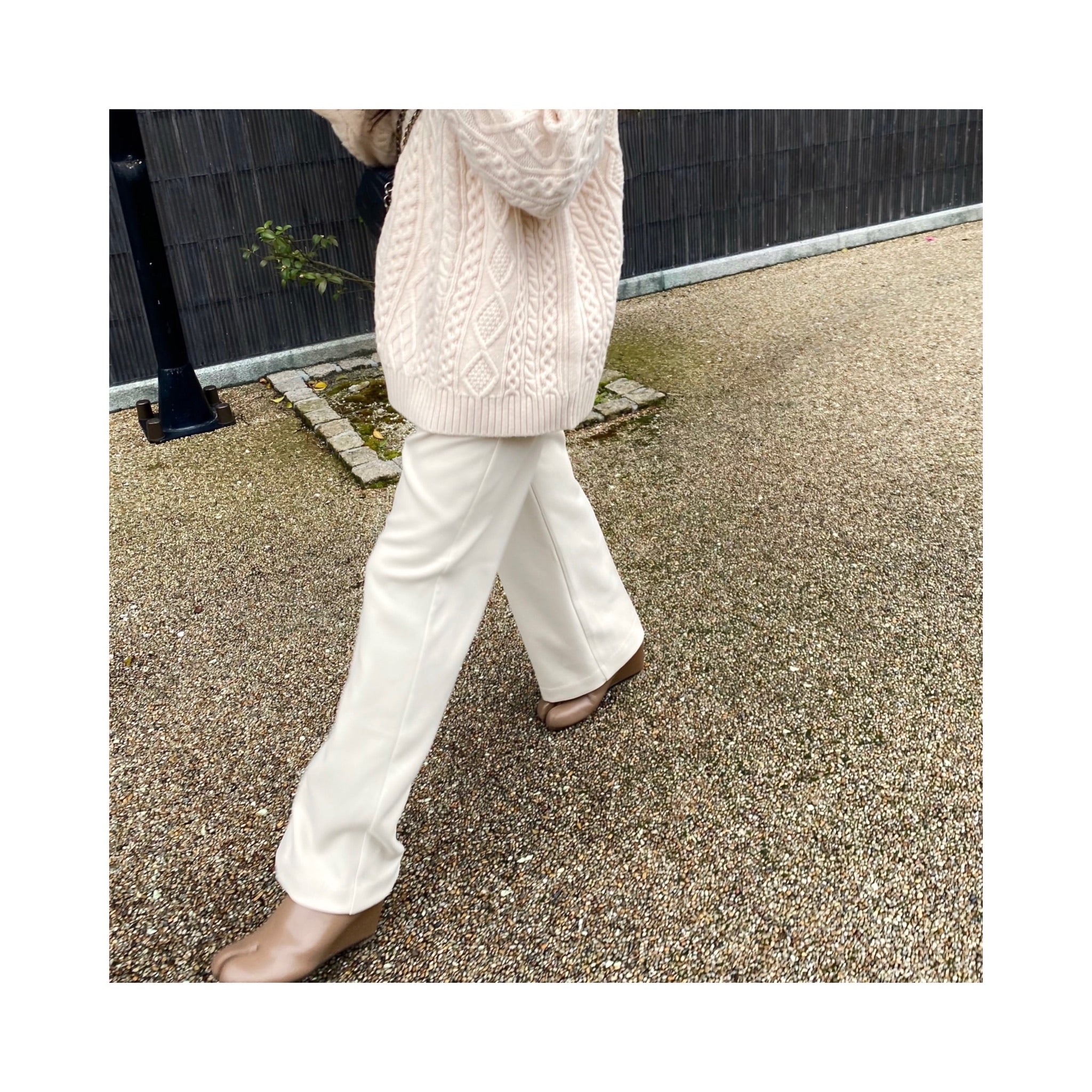 ALAIN laceup woolknit