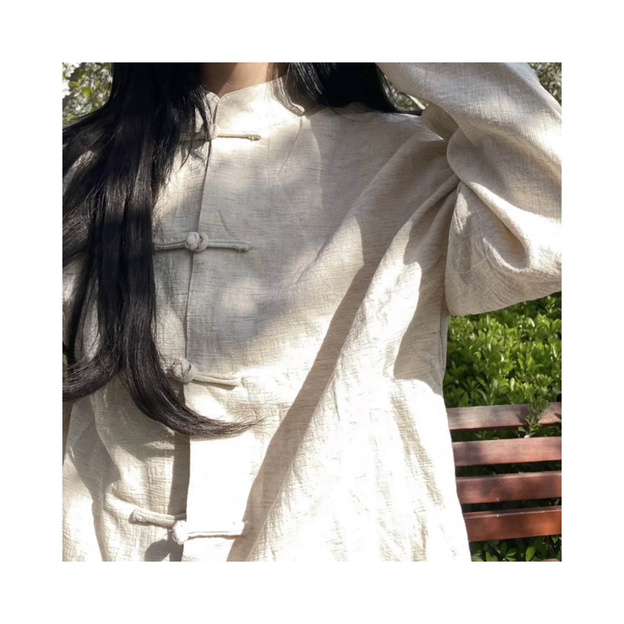 .linen china shirtout