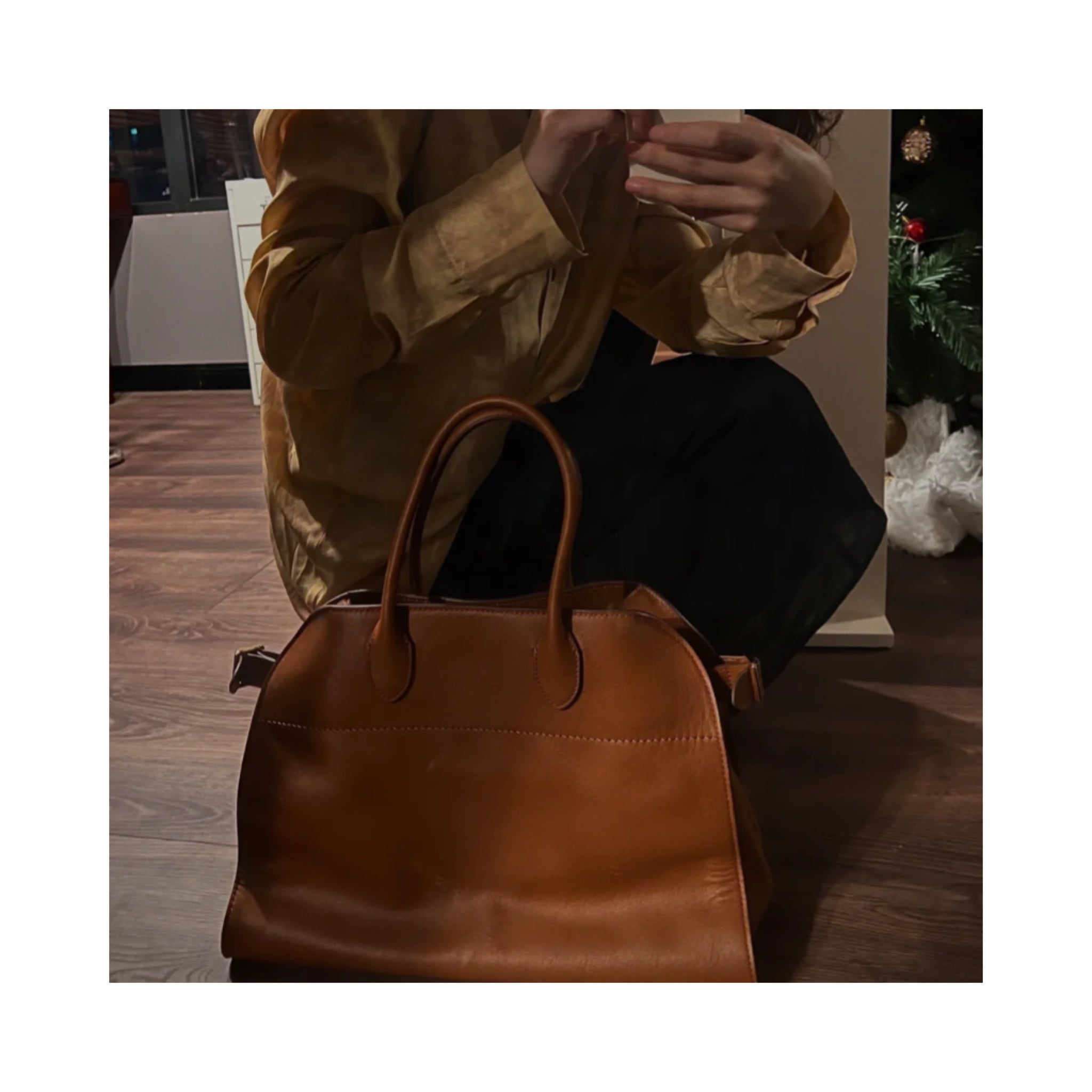 .real leather enro bag