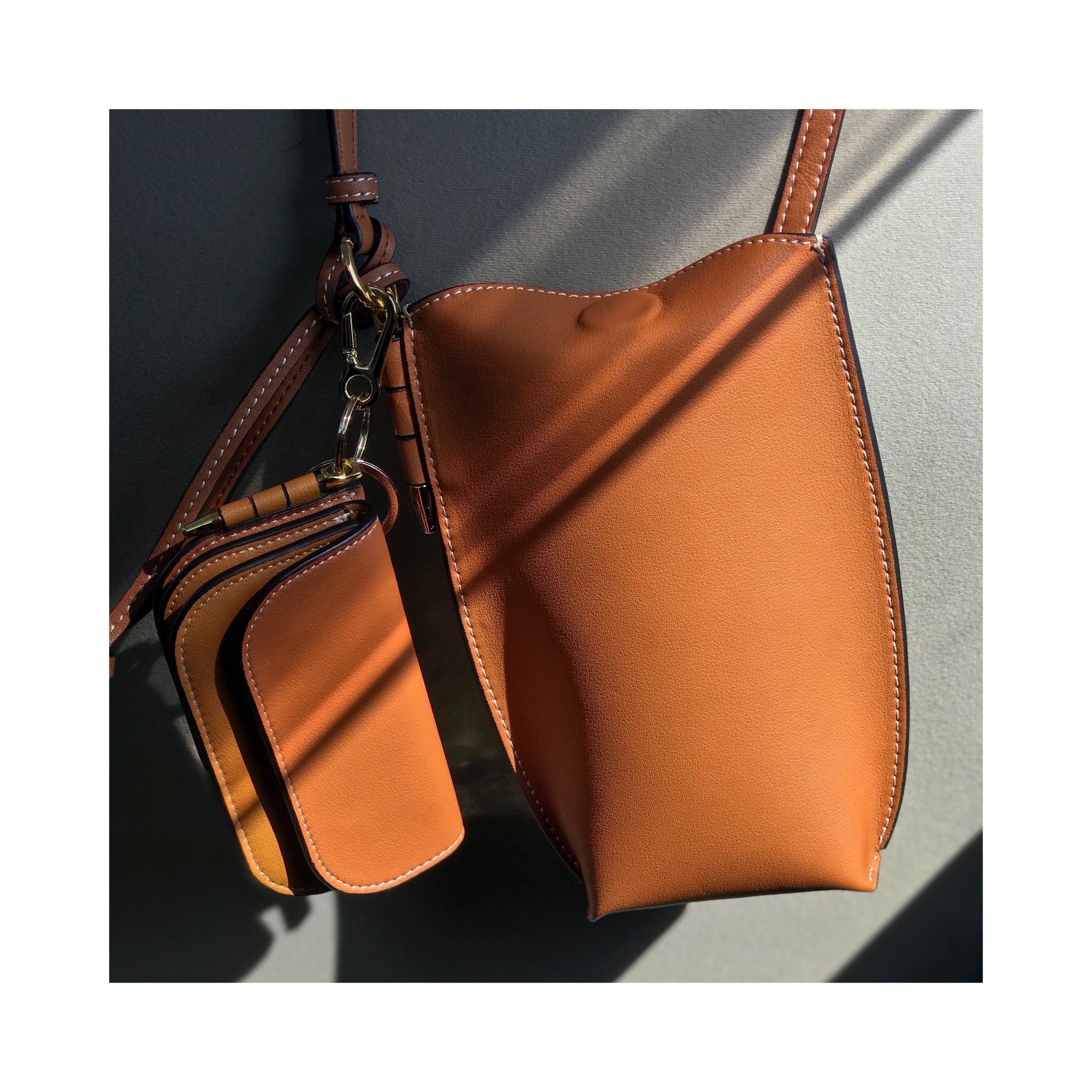 real leather miniwallet case