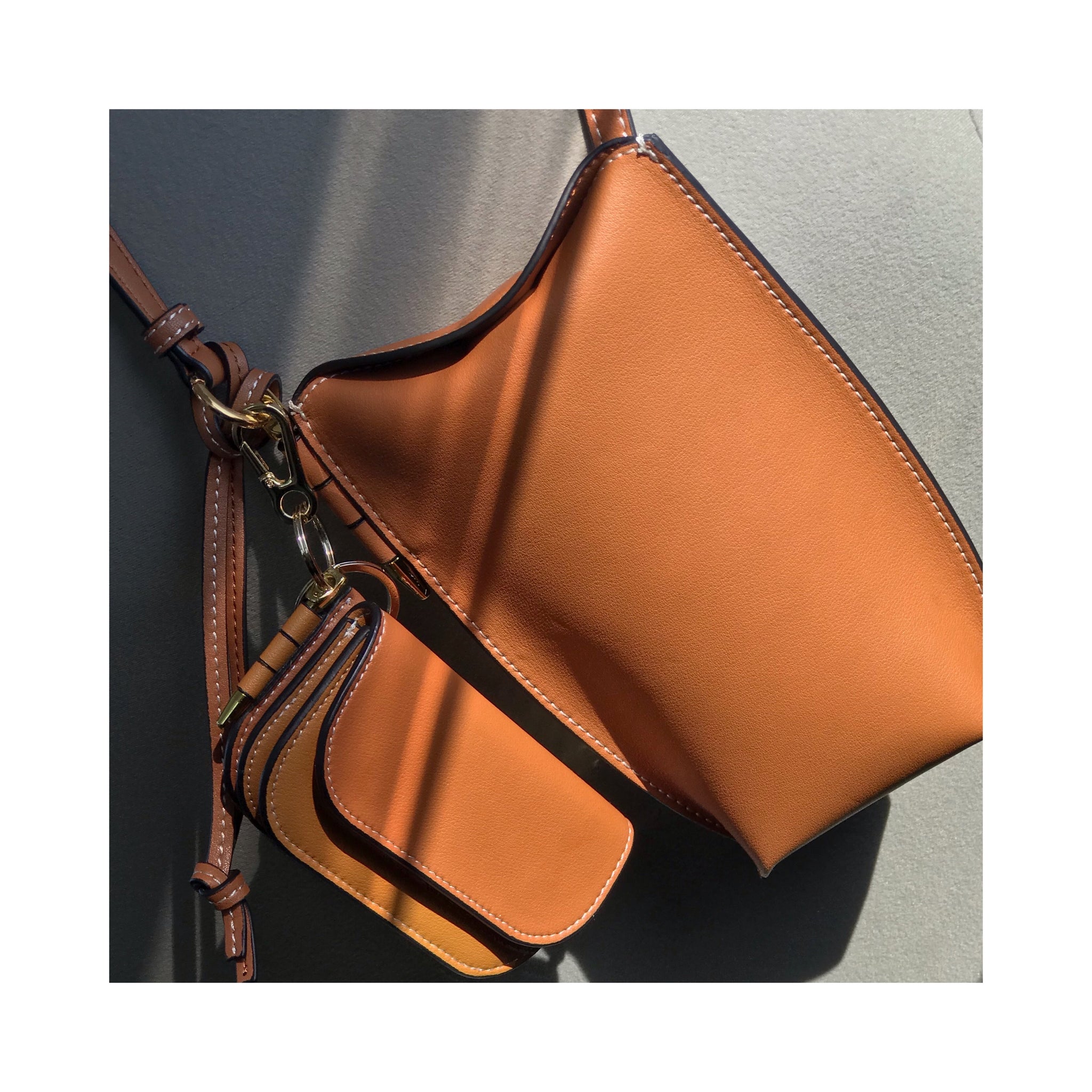 real leather miniwallet case