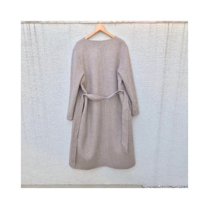 beige oatmeal handmade coat