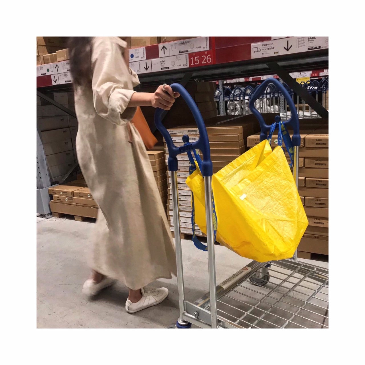 ORIGINAL linen long highneck shirtop