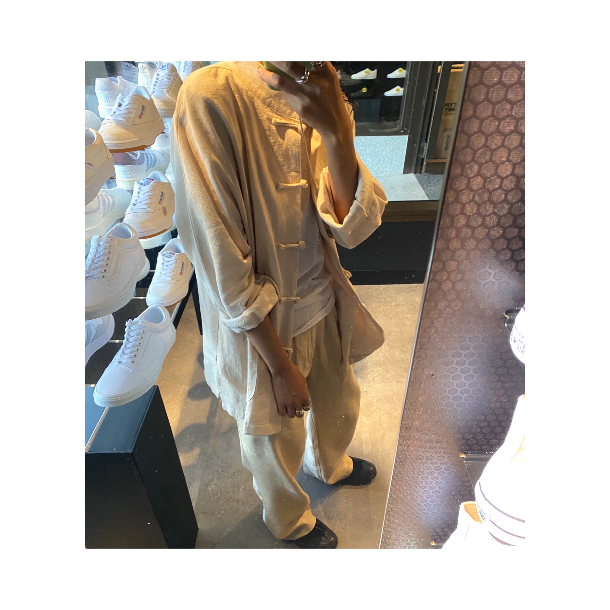 .linen china shirtout