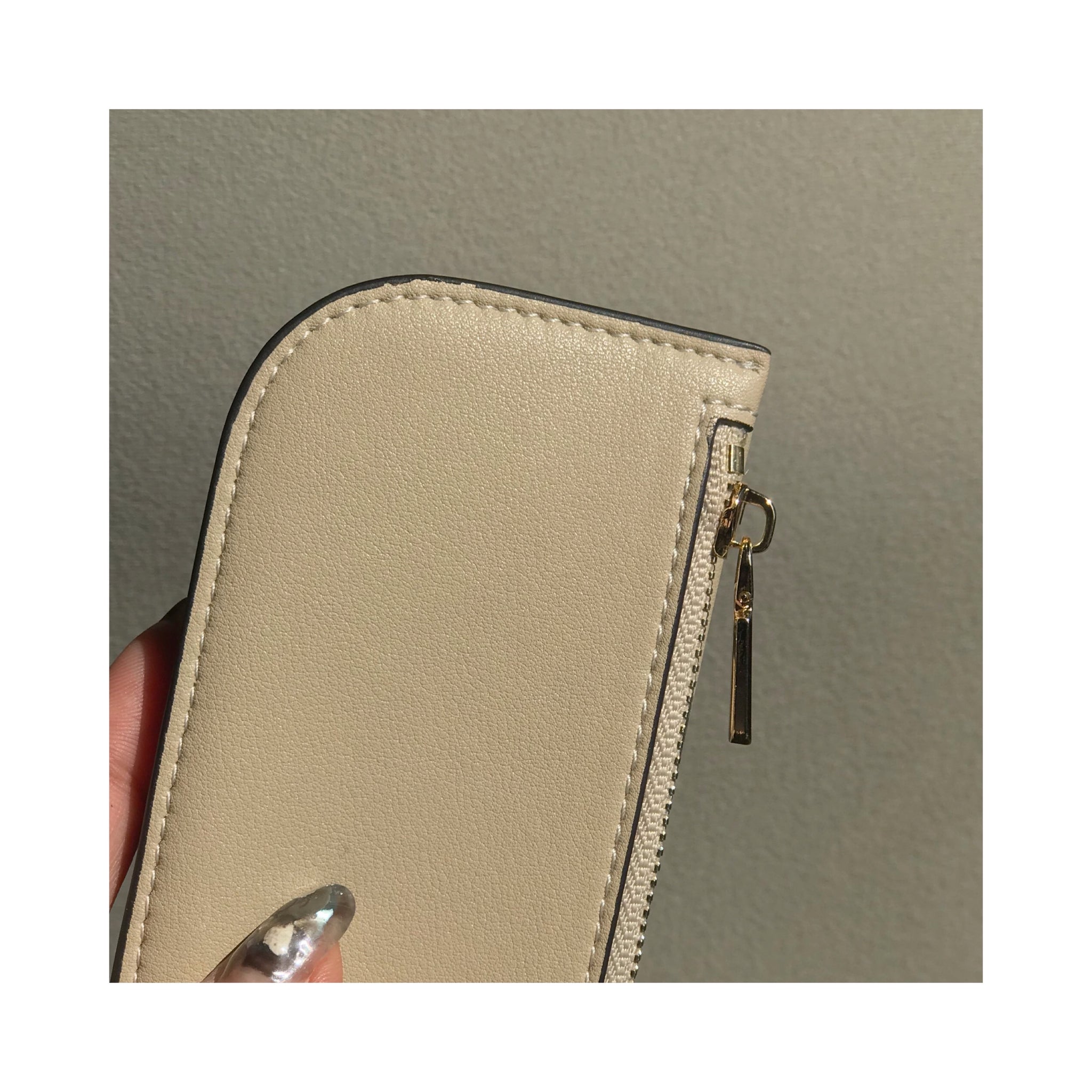 real leather miniwallet case