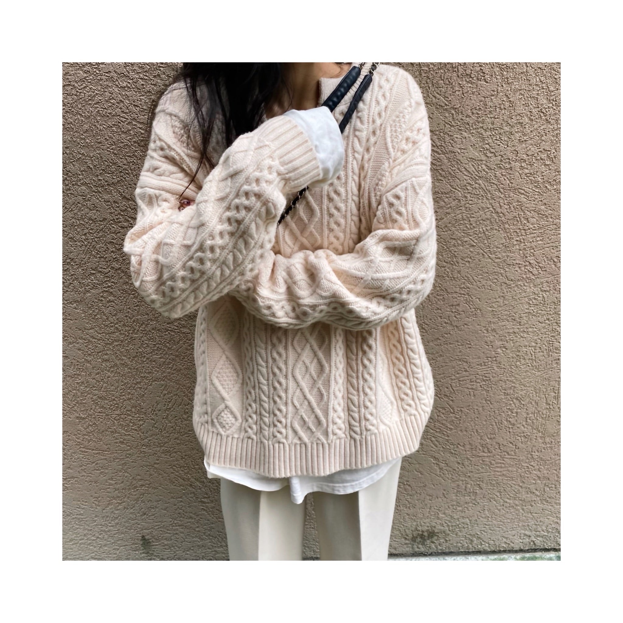 ALAIN laceup woolknit