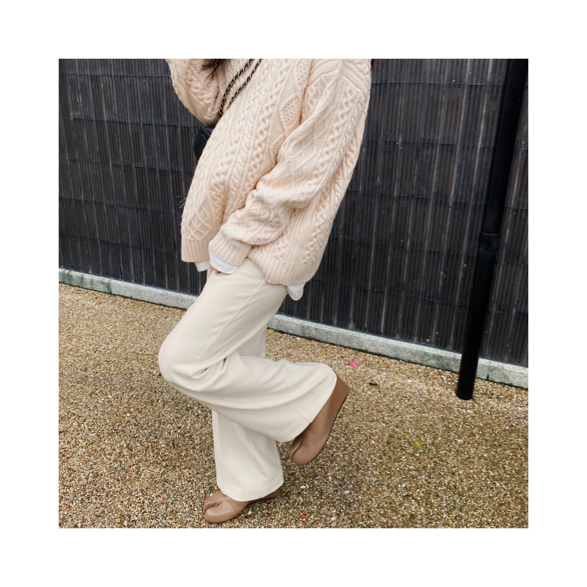 ALAIN laceup woolknit