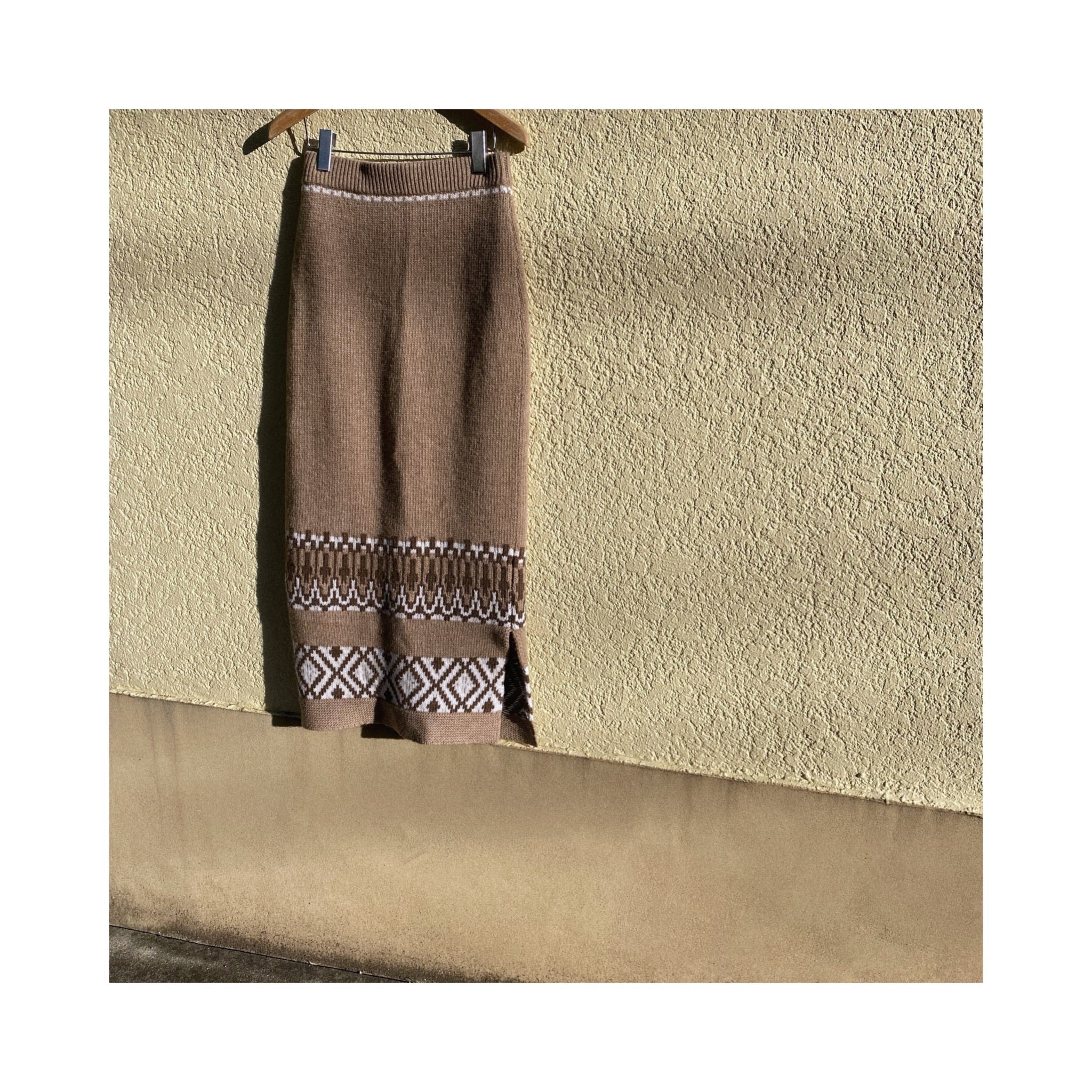 Nordic wool skirt