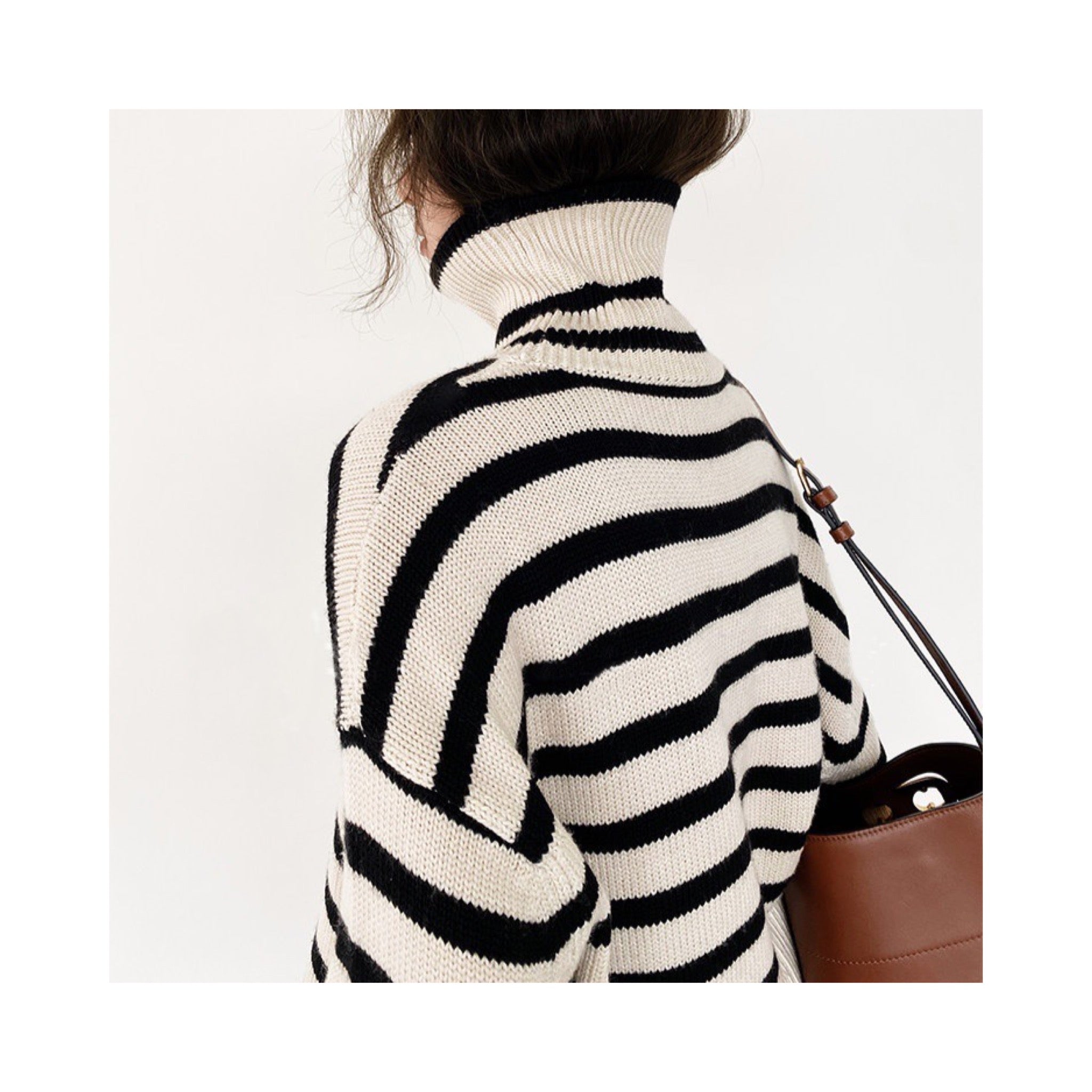 border stripe knit