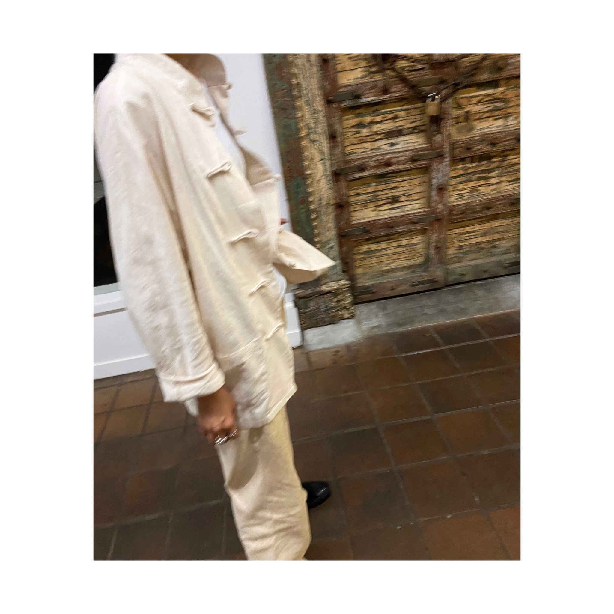 .linen china shirtout