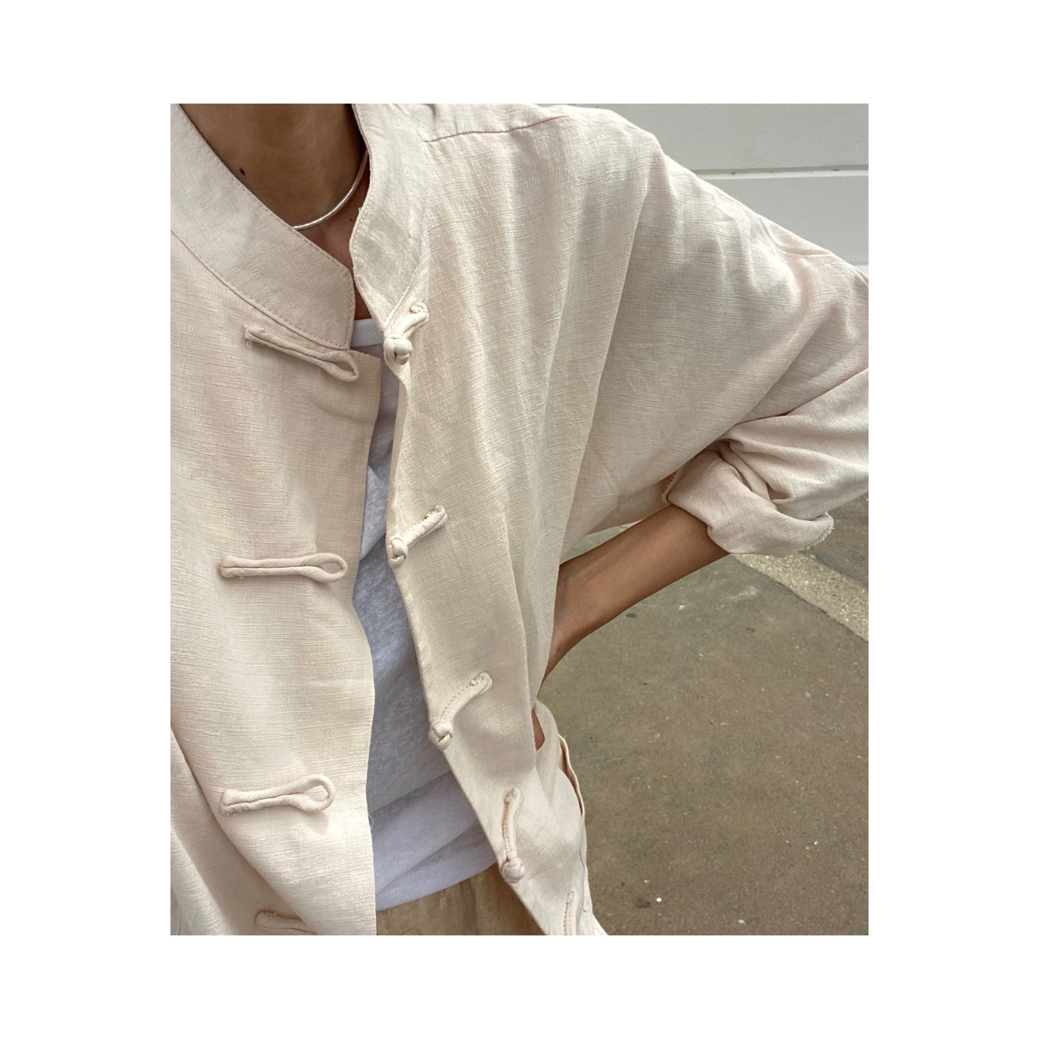 .linen china shirtout