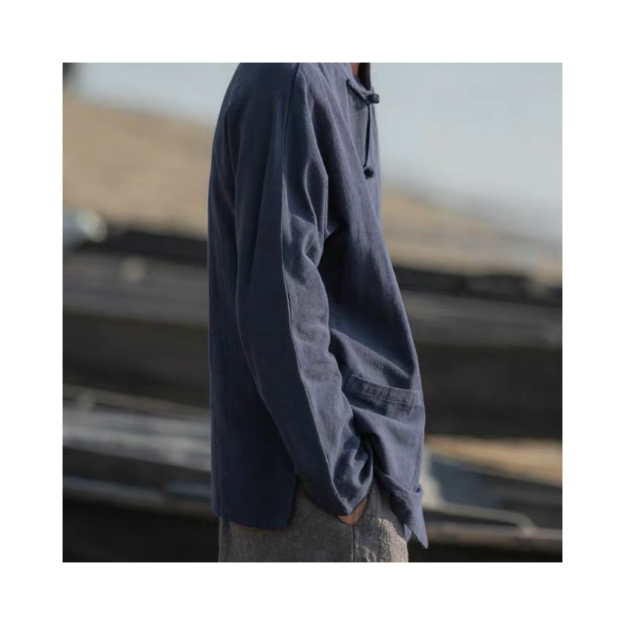 .linen china shirtout