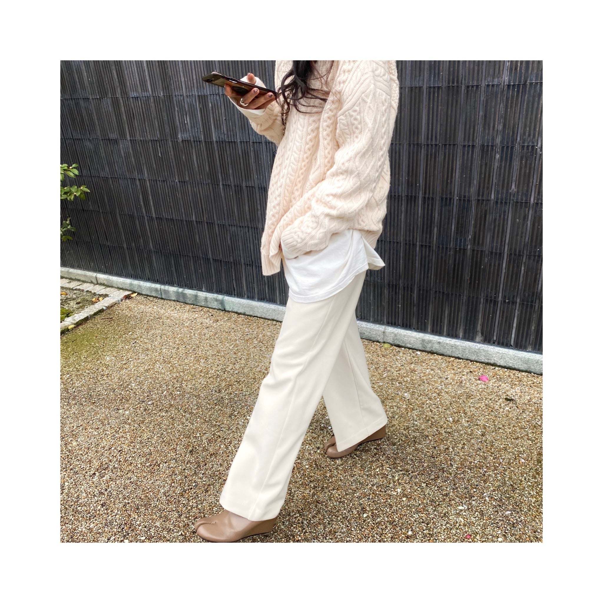 ALAIN laceup woolknit