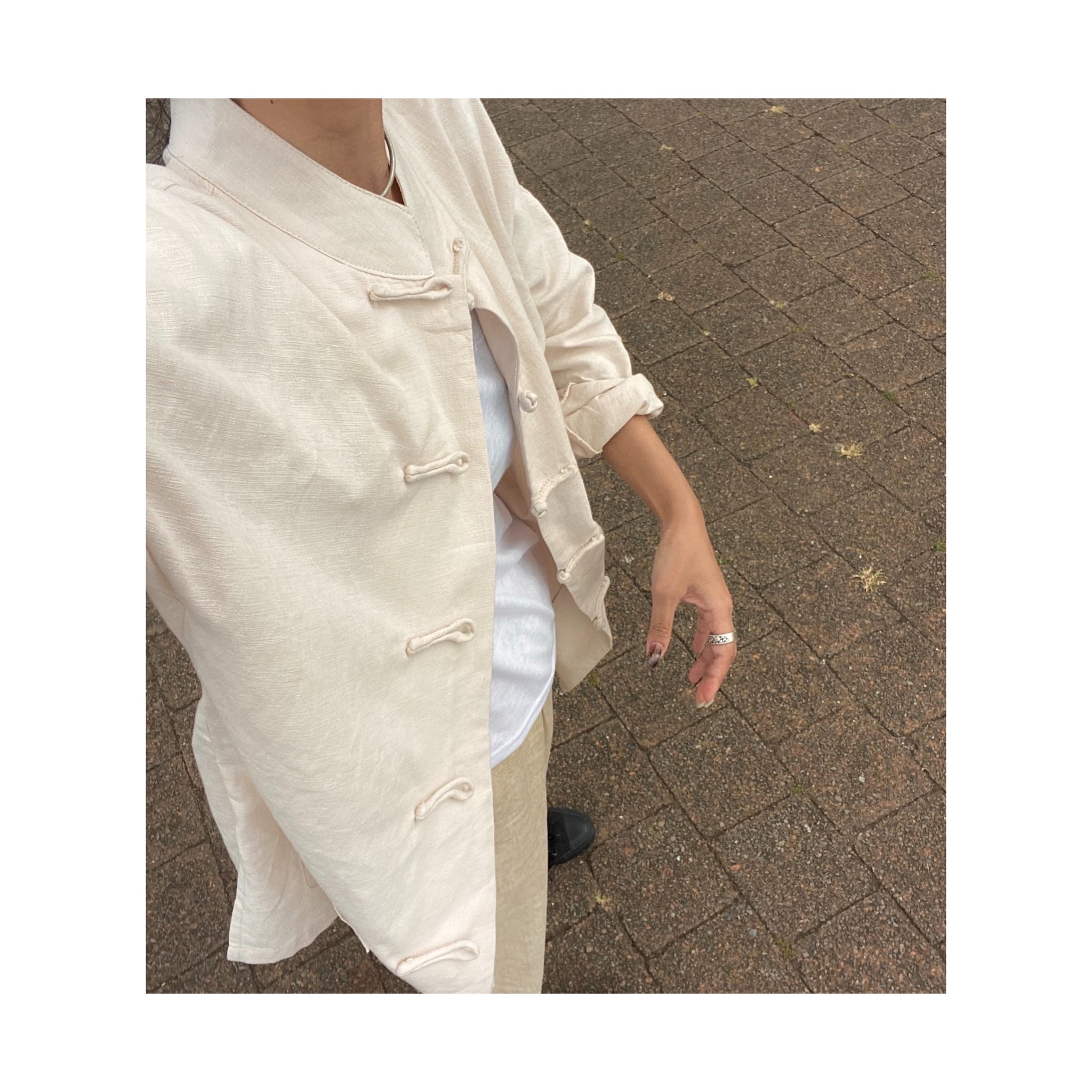 .linen china shirtout